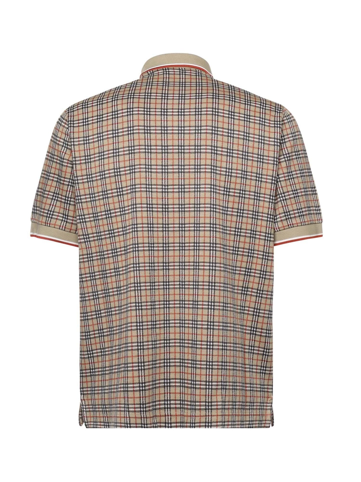 Polo in misto cotone Check