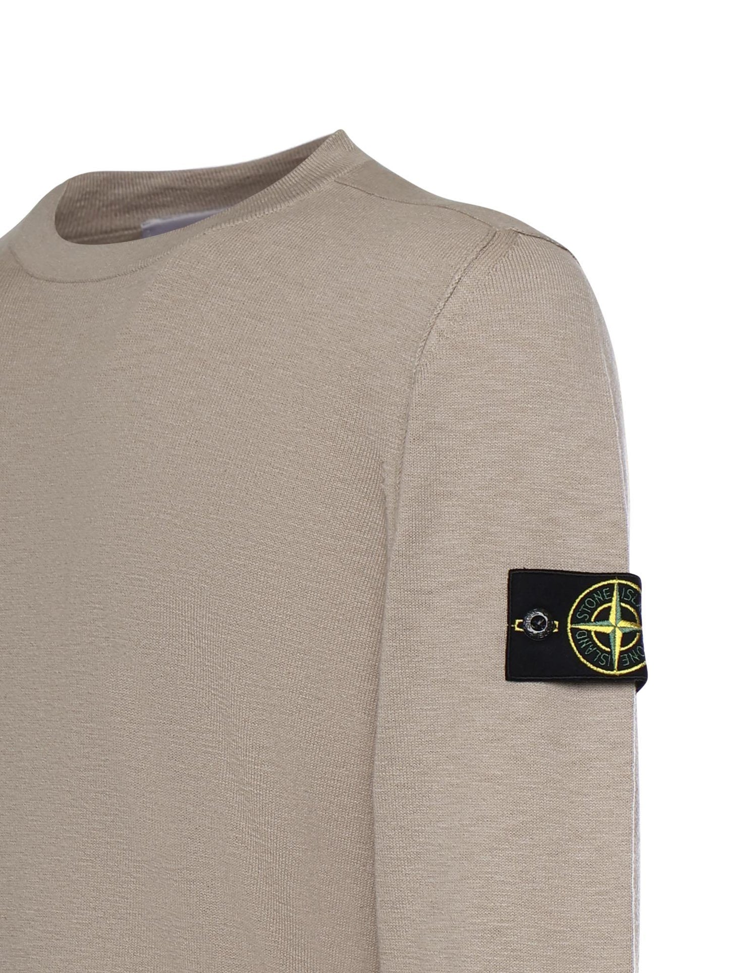 Maglione in cotone e nylon con logo