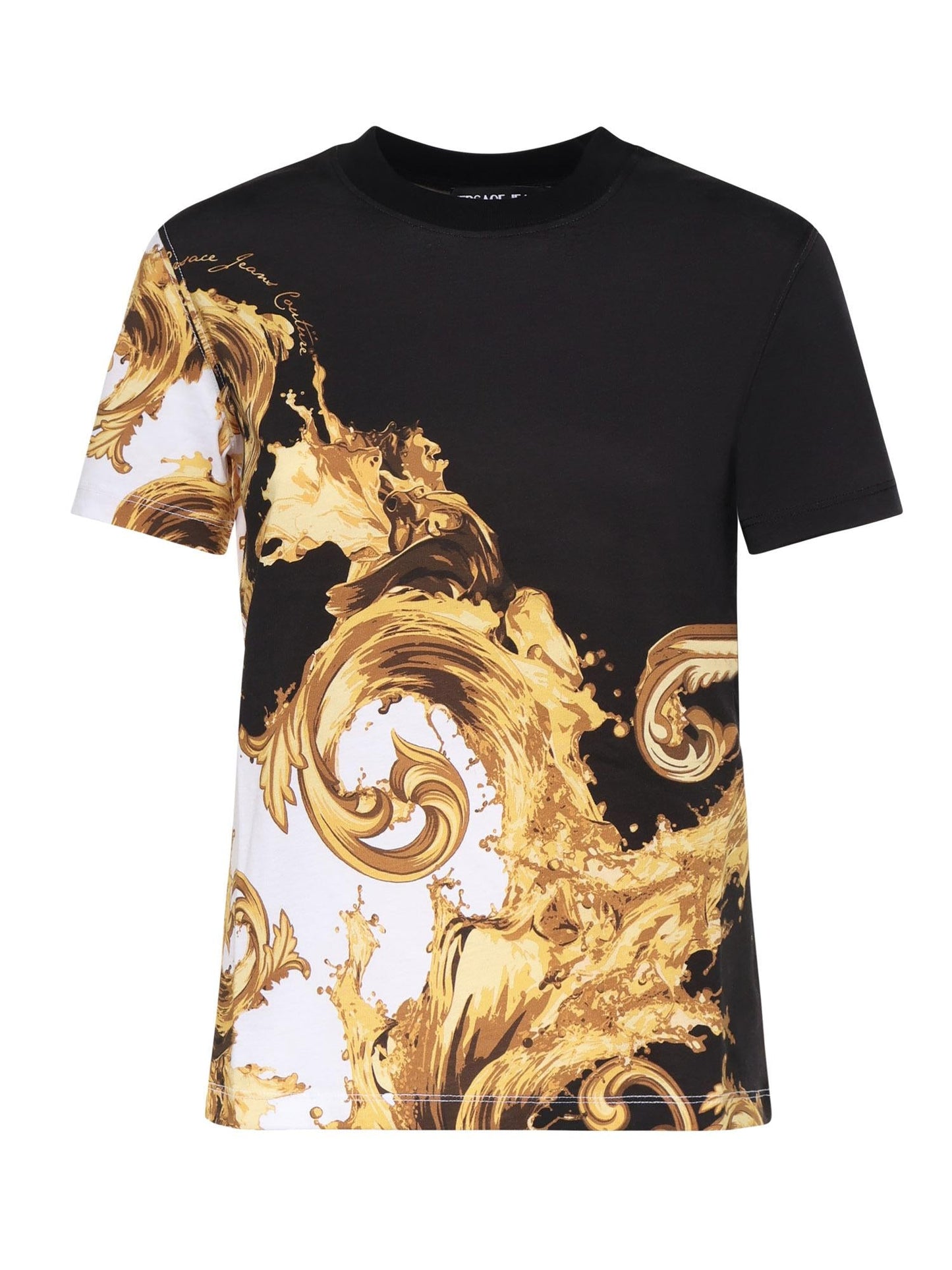 T-shirt in jersey di cotone con stampa