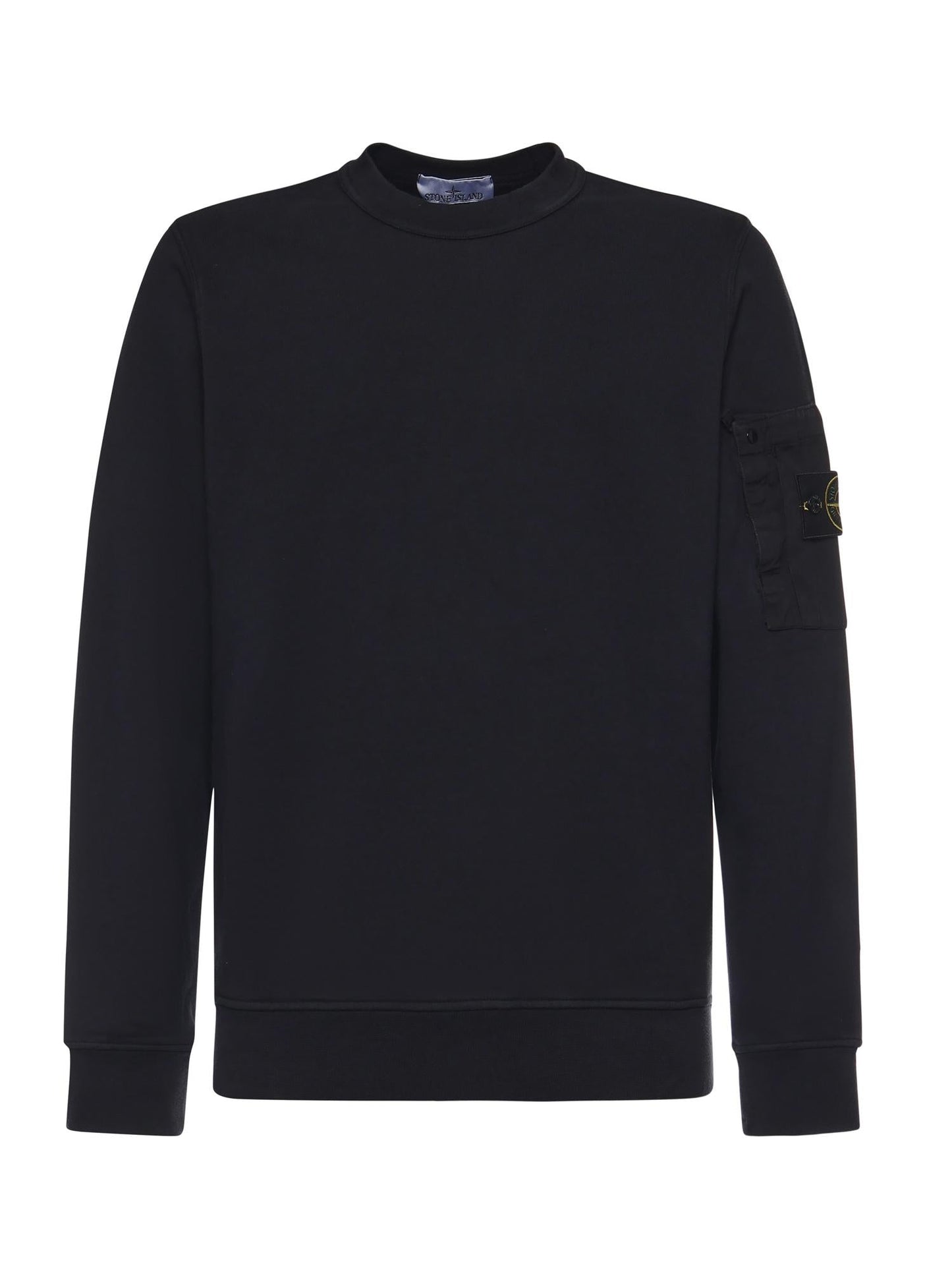 Felpa in cotone con logo