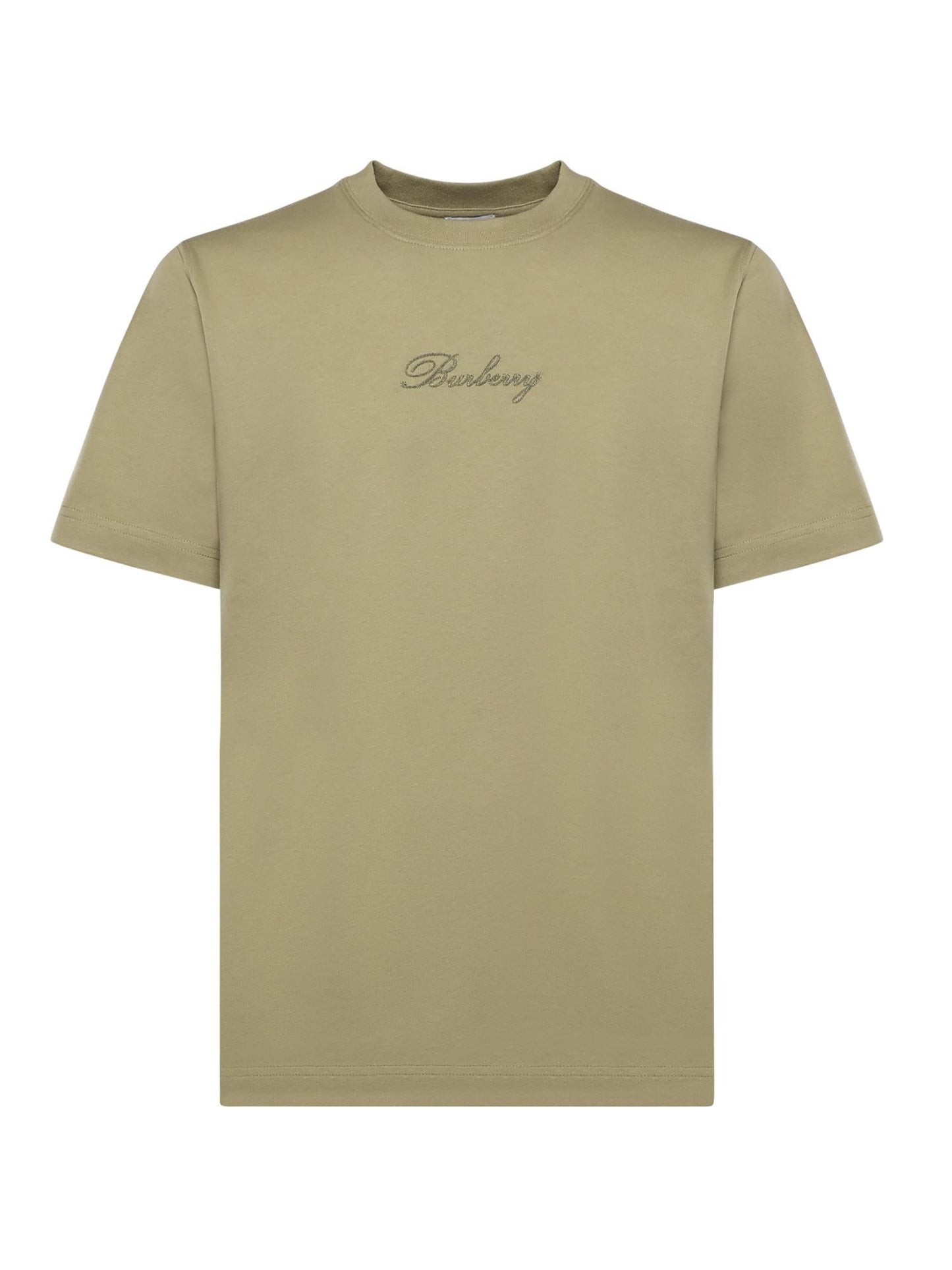 T-shirt in cotone con logo in corsivo Check