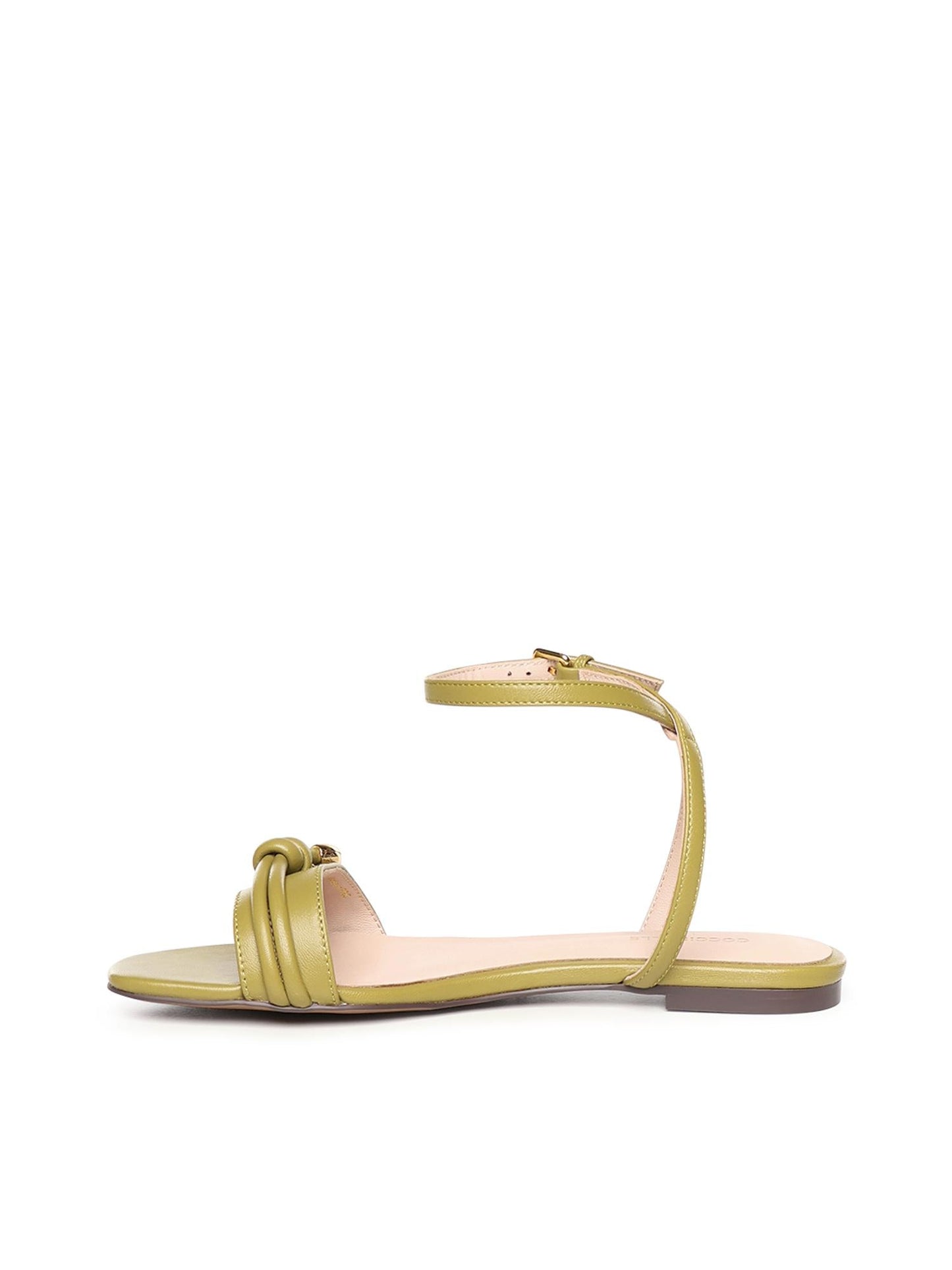 Sandali flat in pelle