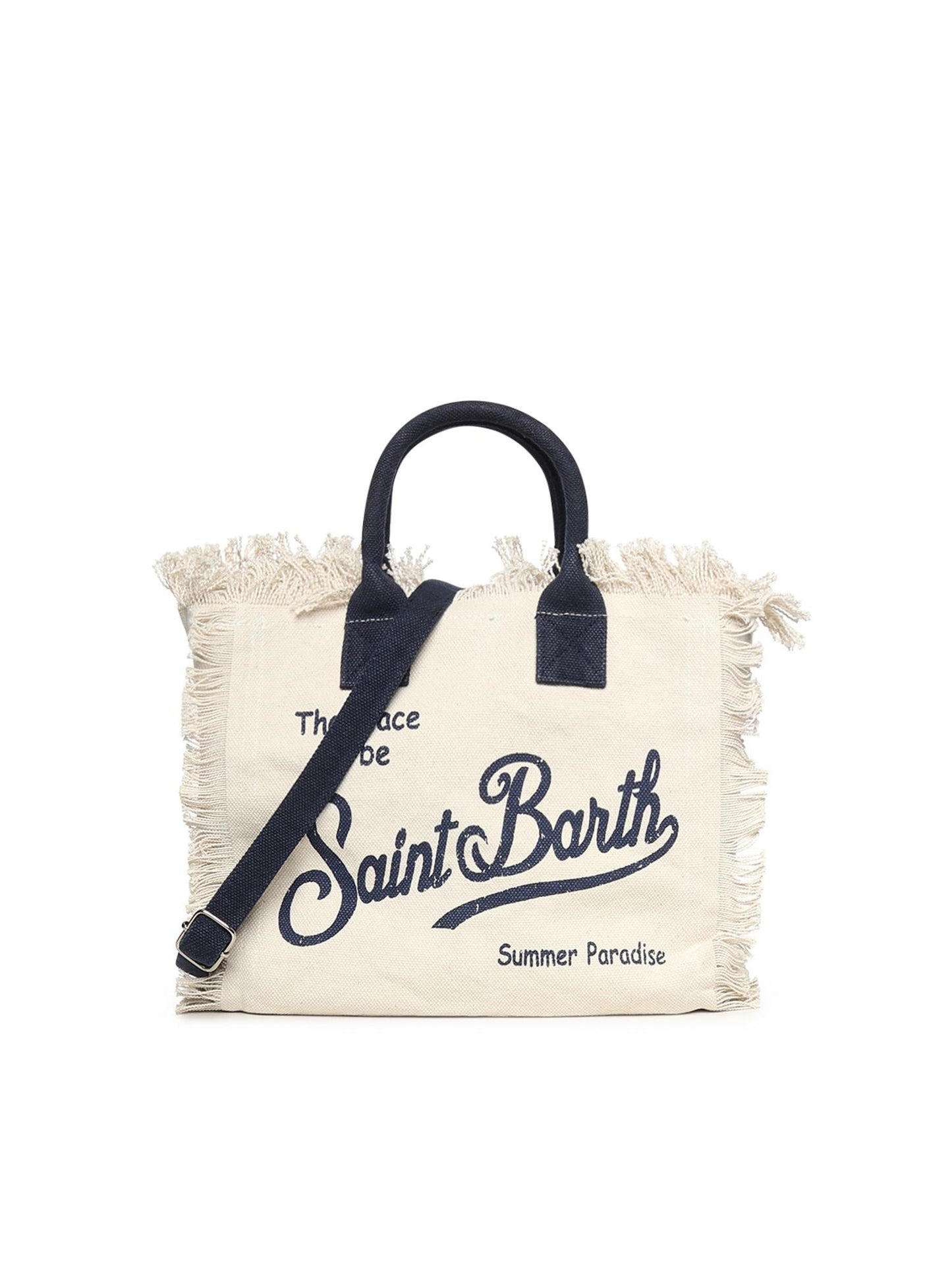 Borsa Colette in canvas con frange