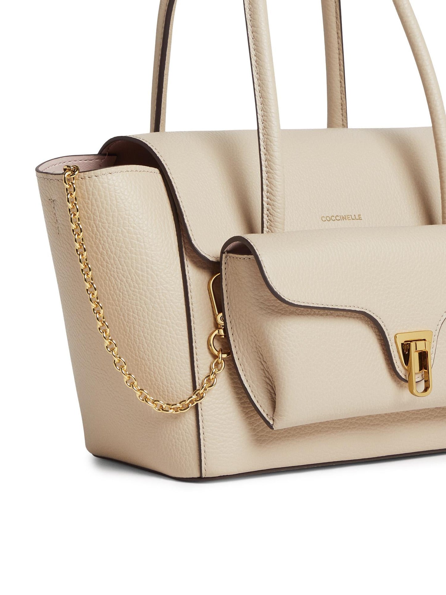 Borsa Double Beat Medium in pelle