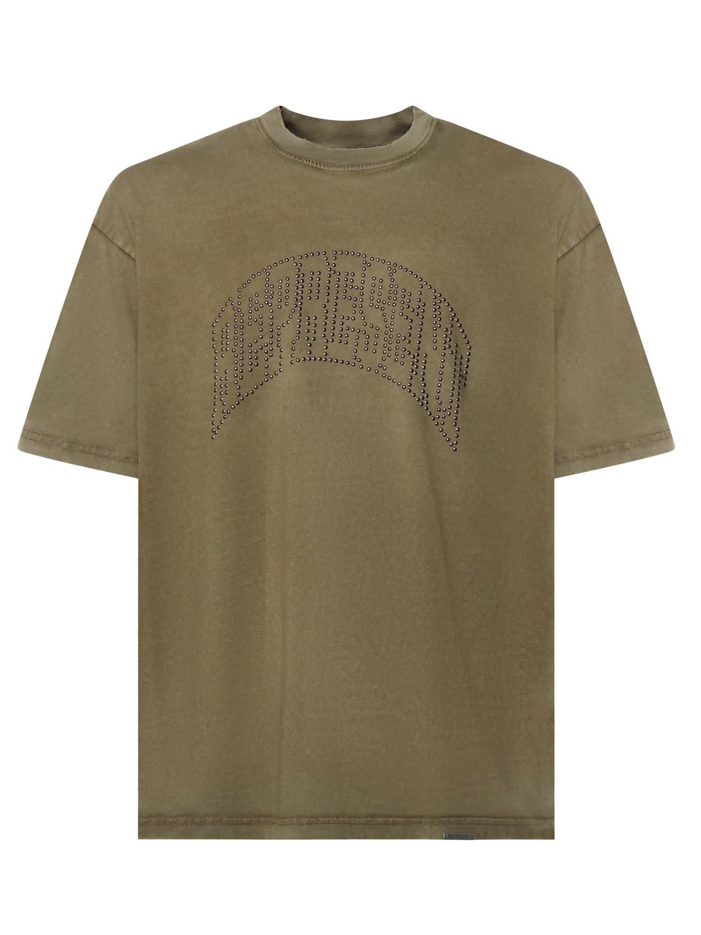 T-shirt Embellished in cotone
