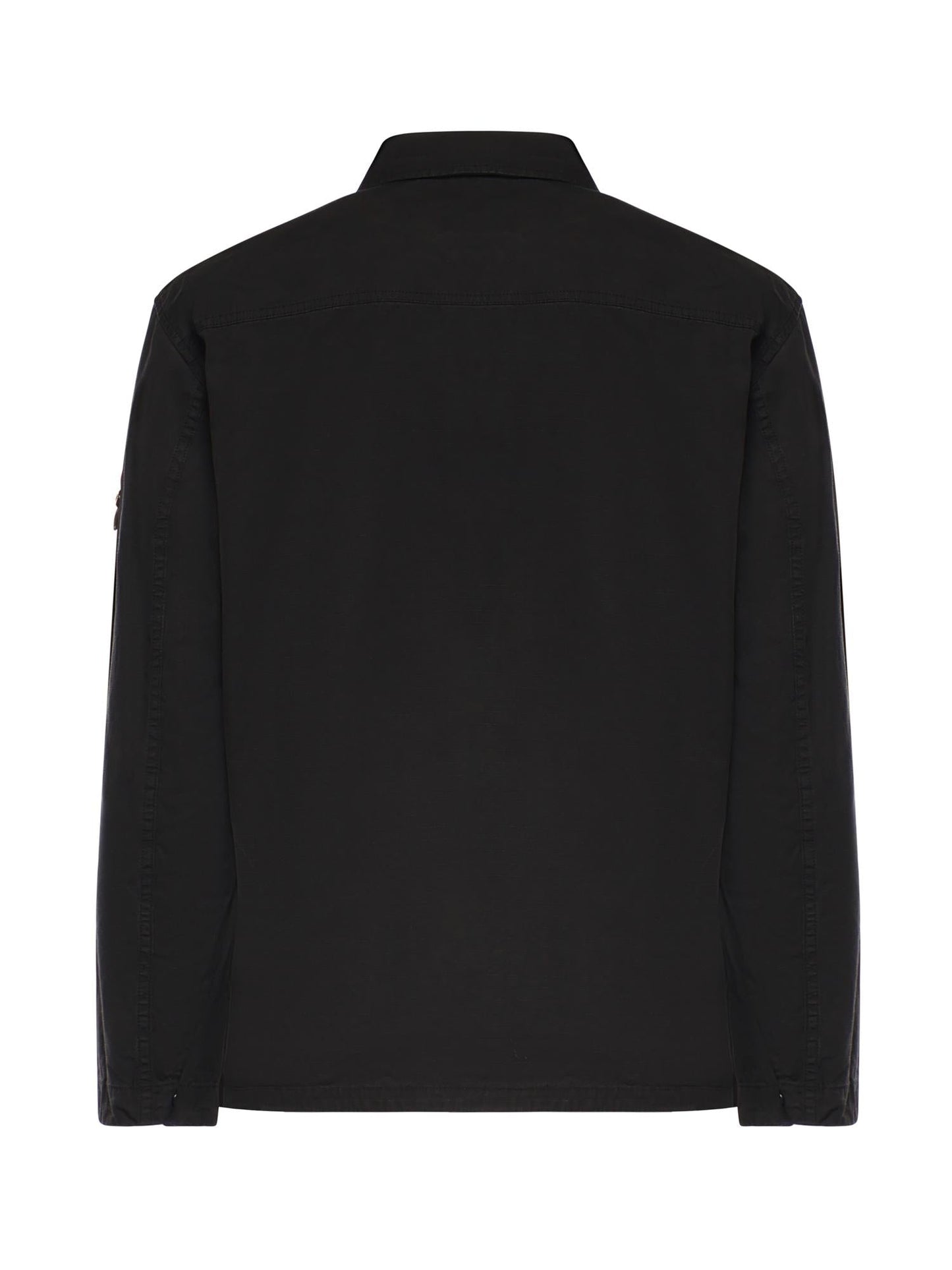 Overshirt in cotone con logo