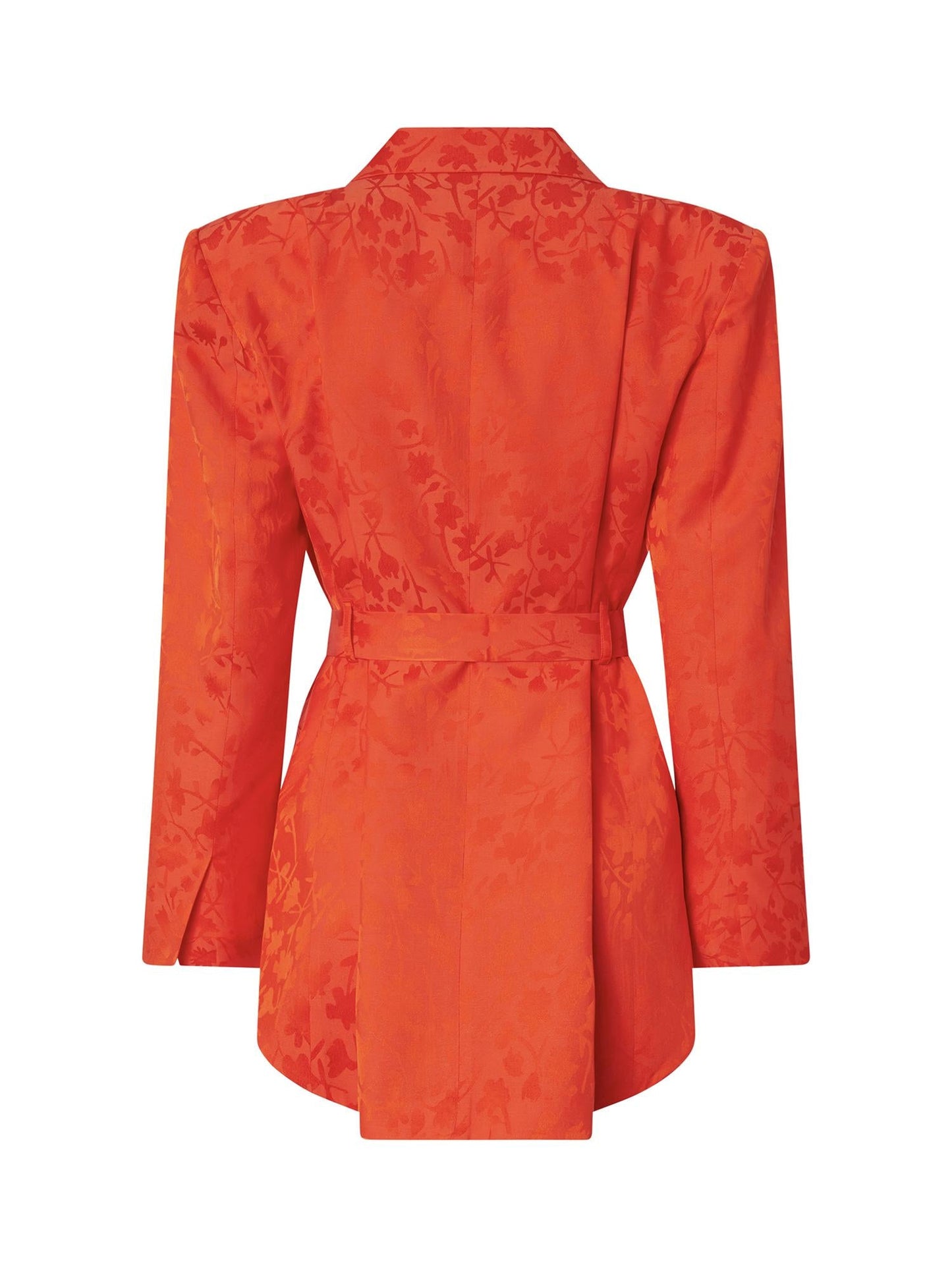 Giacca kimono in jacquard floreale