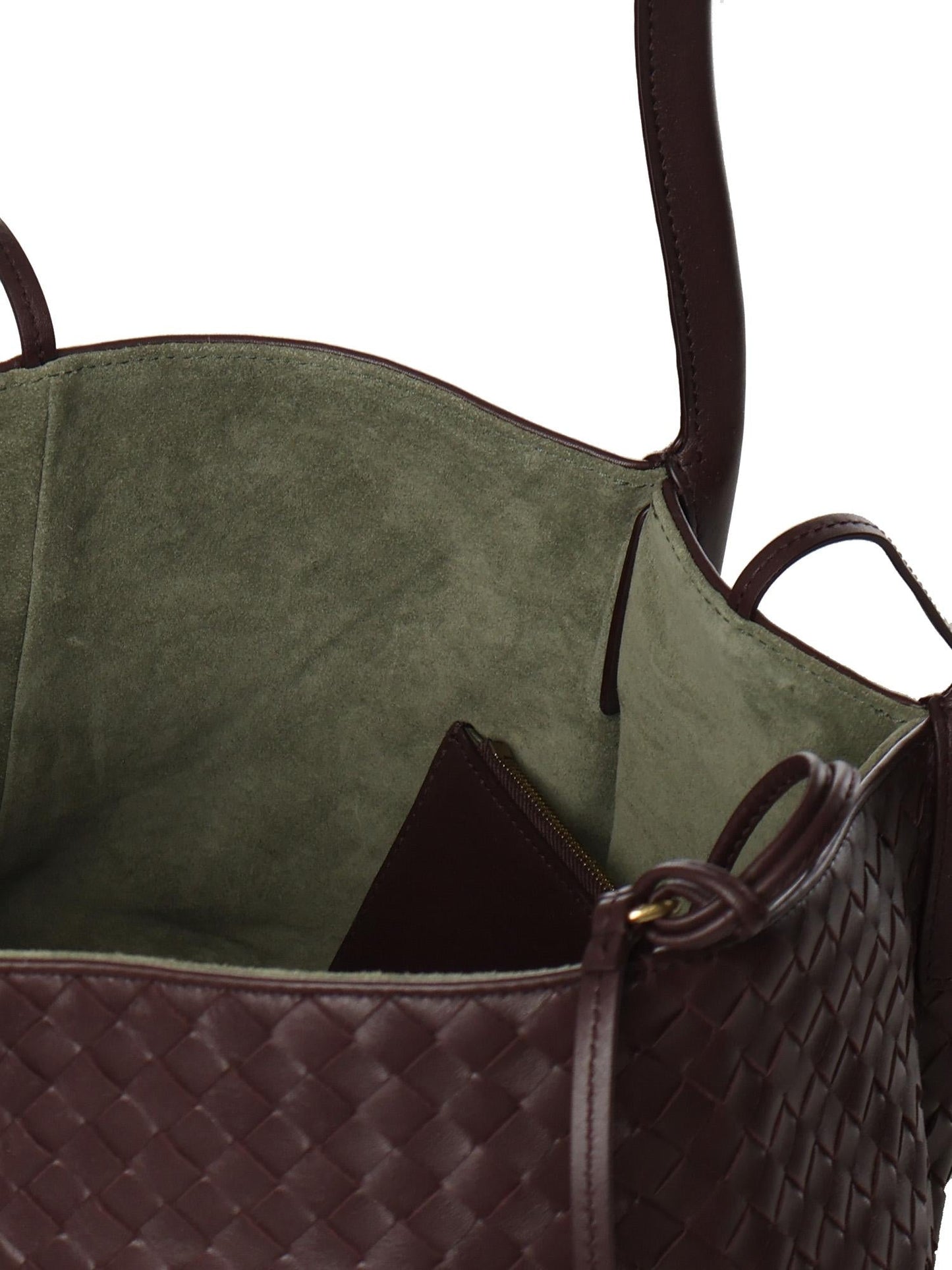 Borsa tote Pinacoteca in pelle