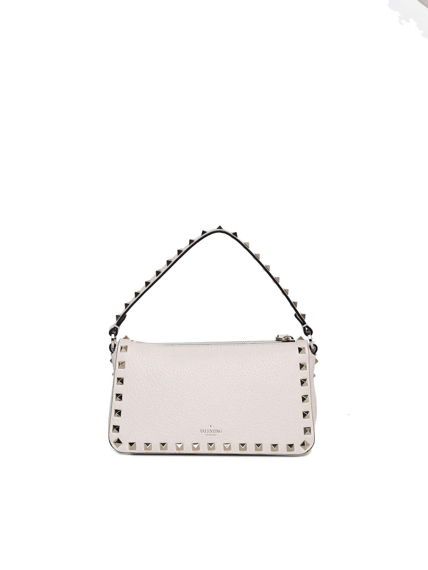 Borsa piccola a tracolla Rockstud in vitello