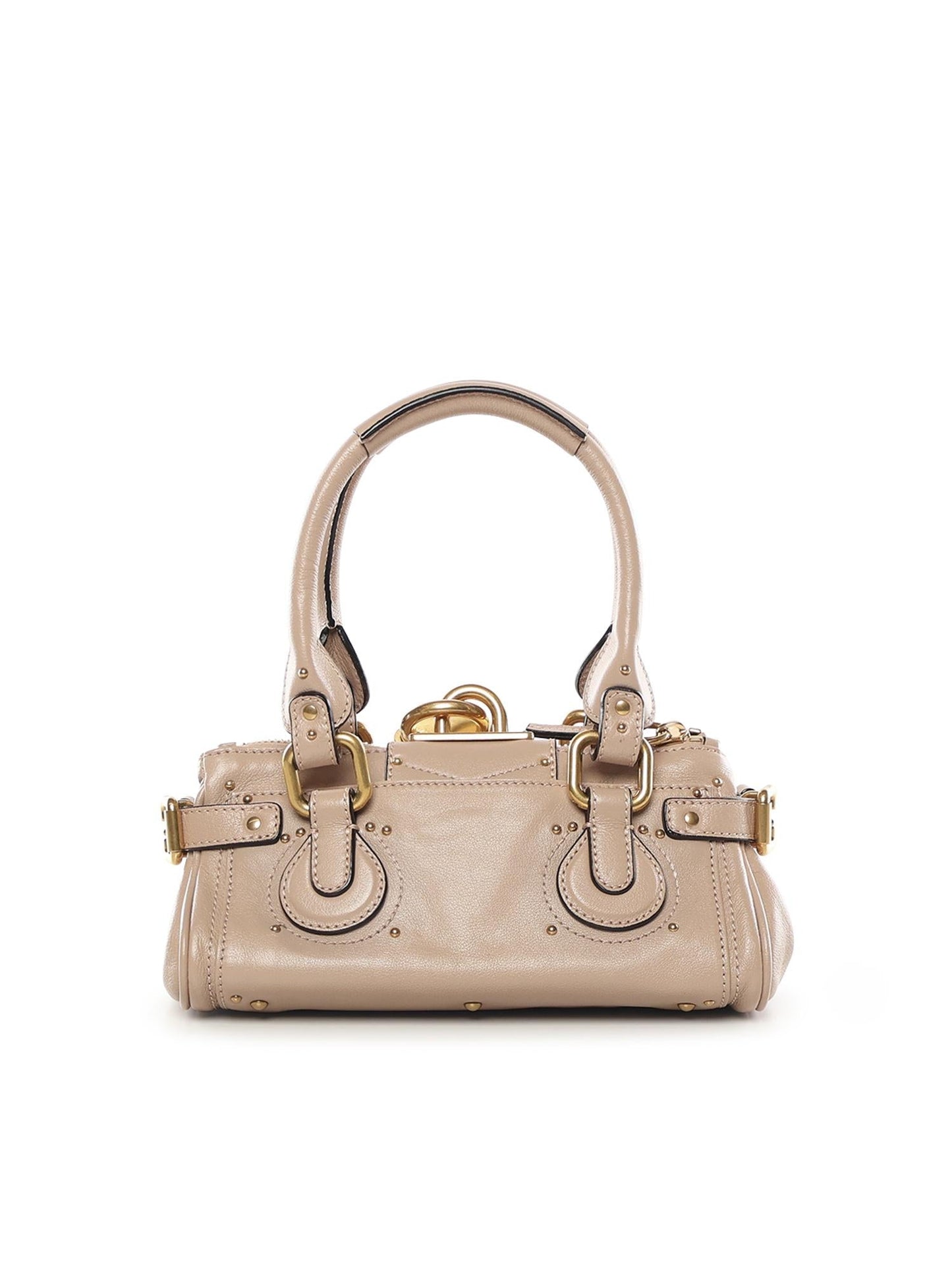 Borsa Paddington piccola in pelle granata