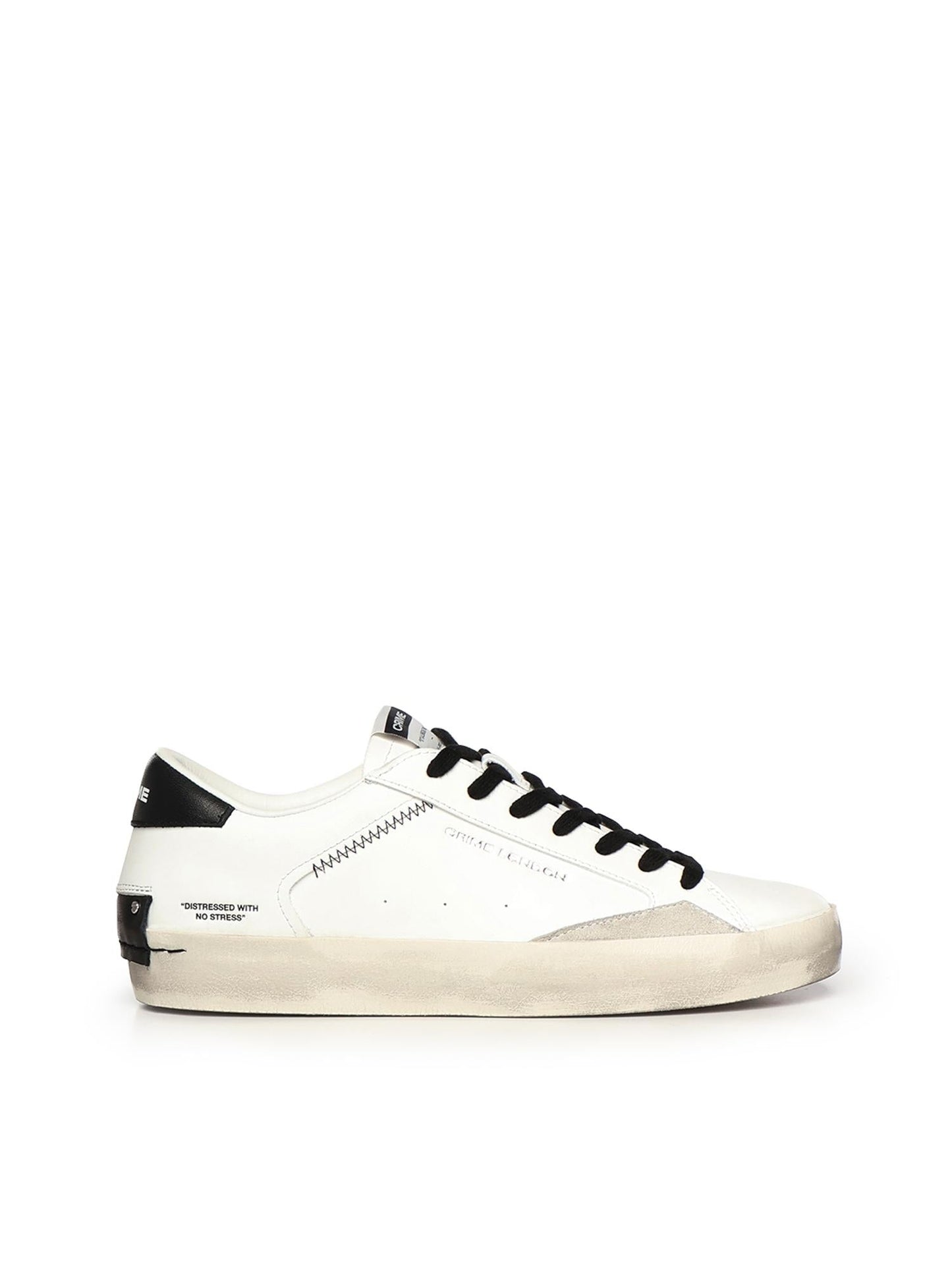Sneaker Distressed in pelle