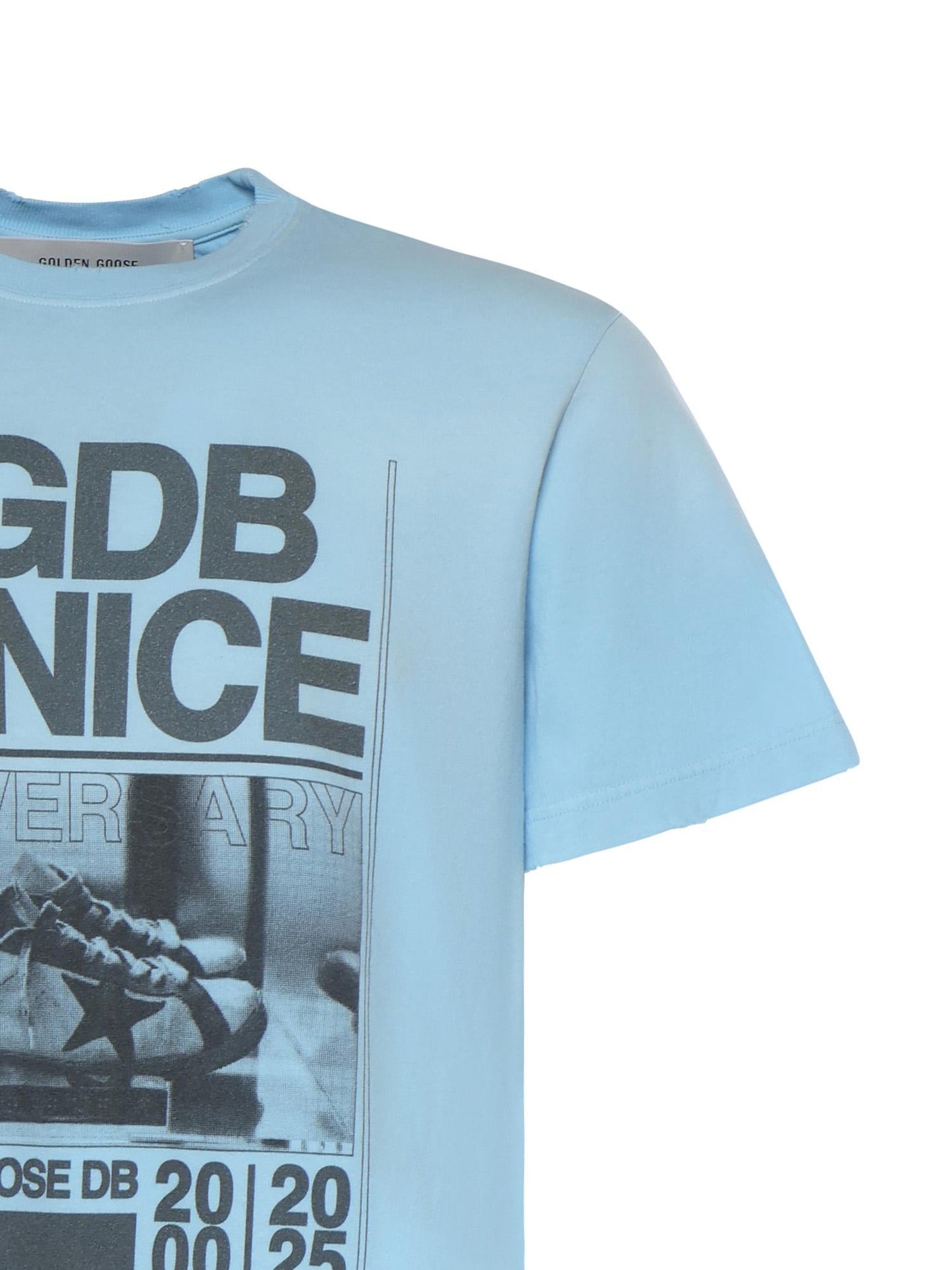 T-shirt in jersey di cotone con stampa