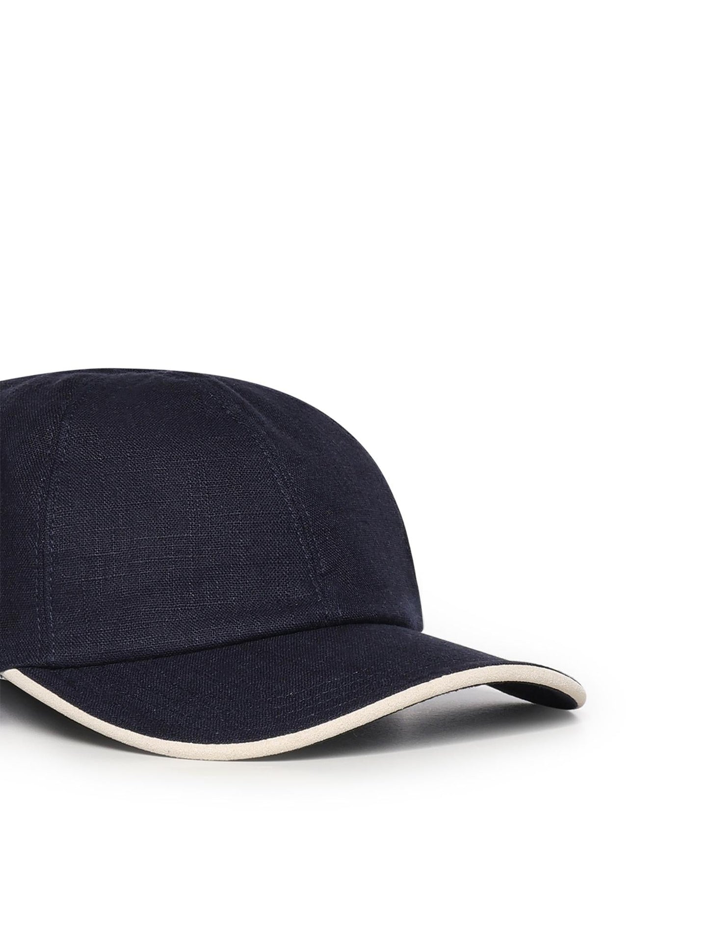 Cappello da baseball in lino e cotone