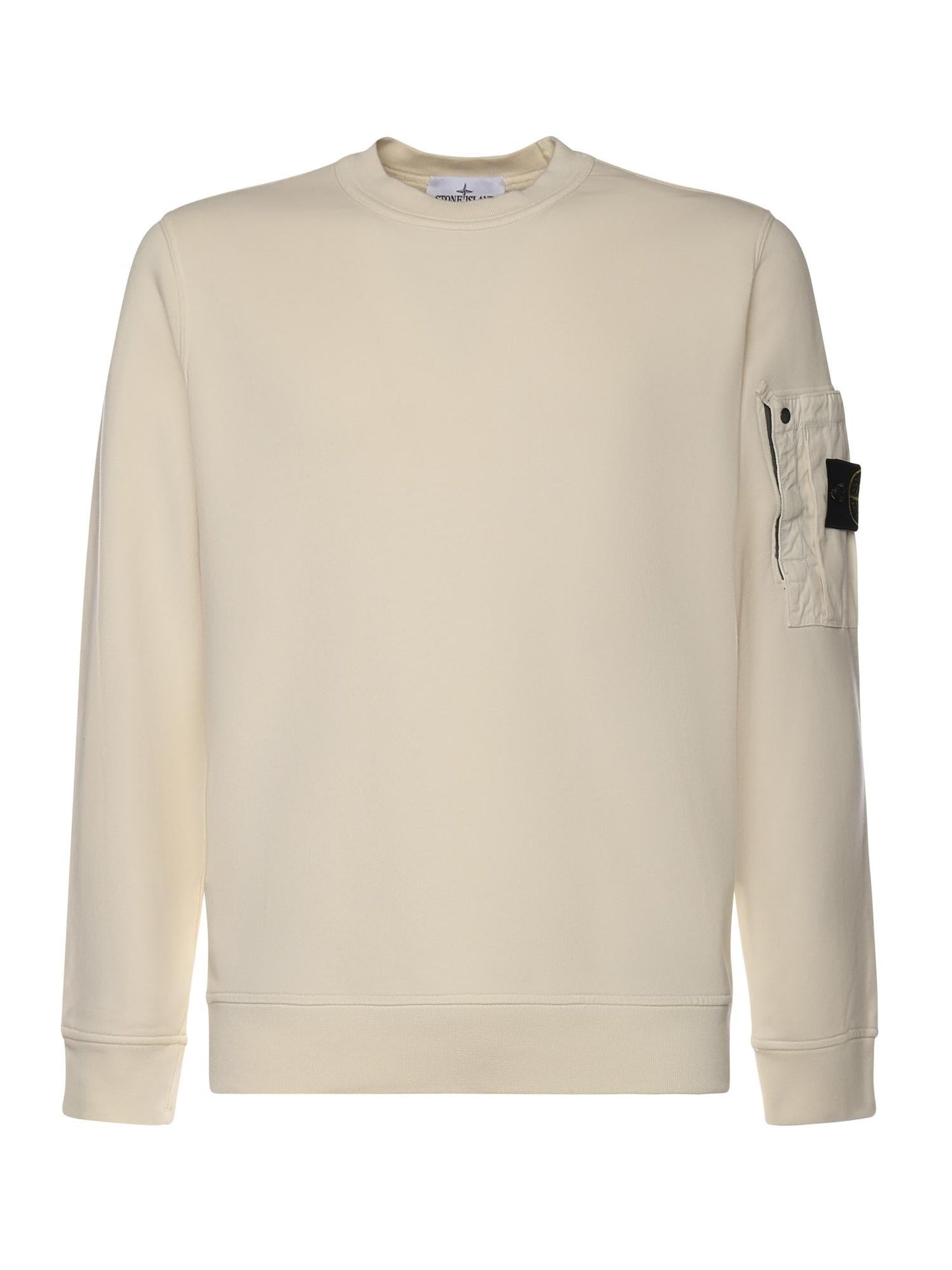 Felpa in cotone con logo