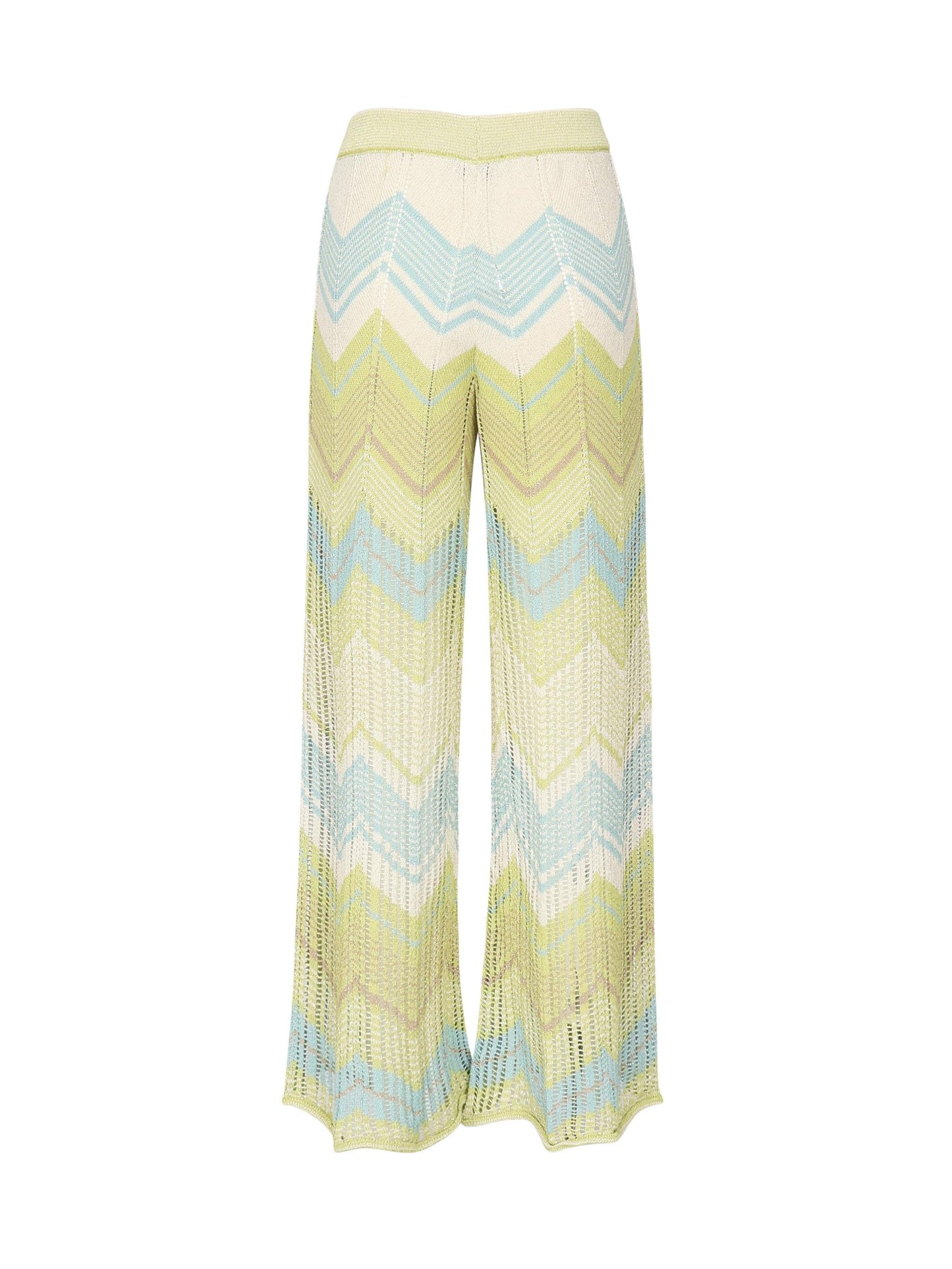 Pantalone in maglia traforata