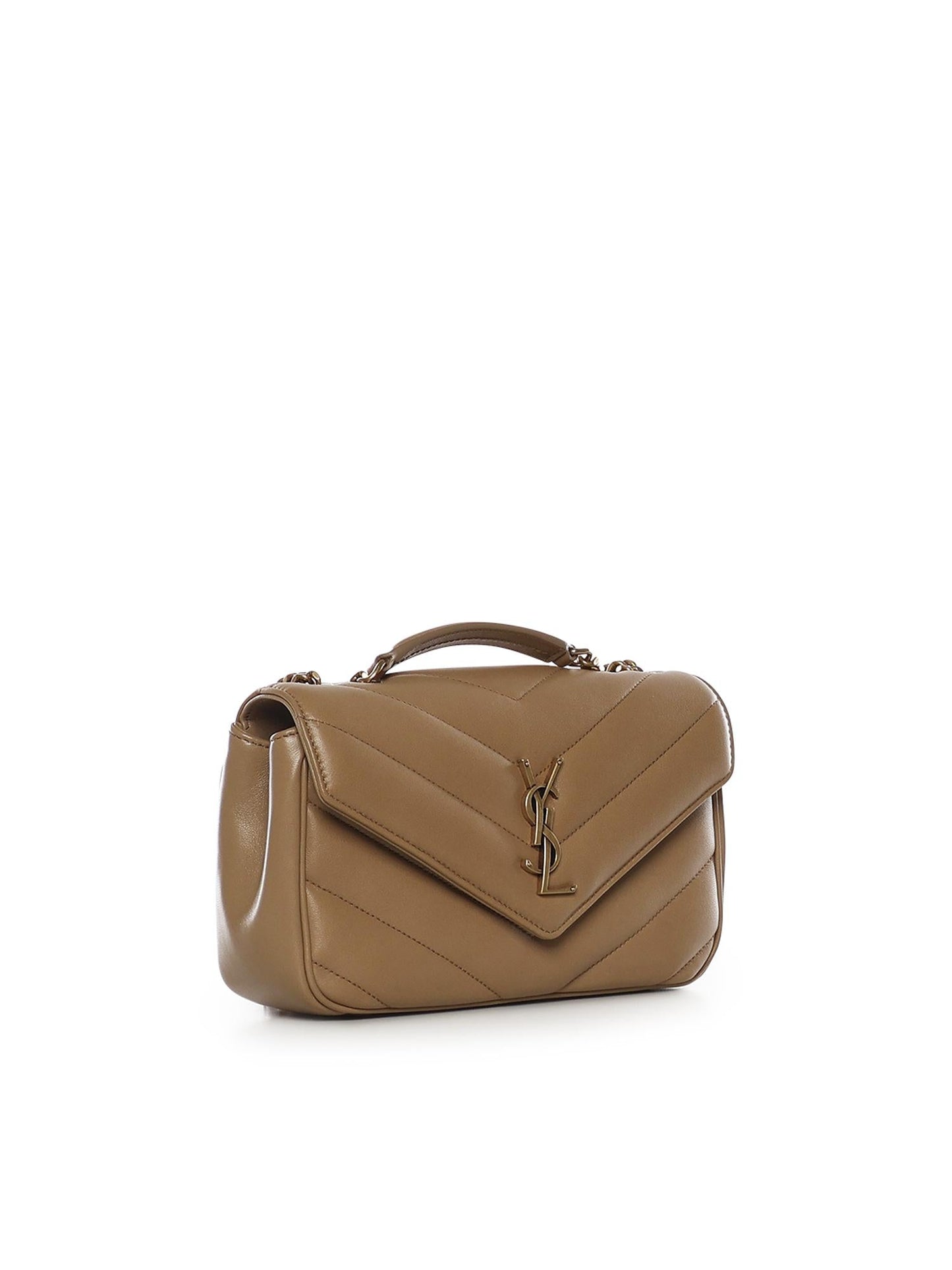 Borsa Loulou small in pelle di agnello trapuntata