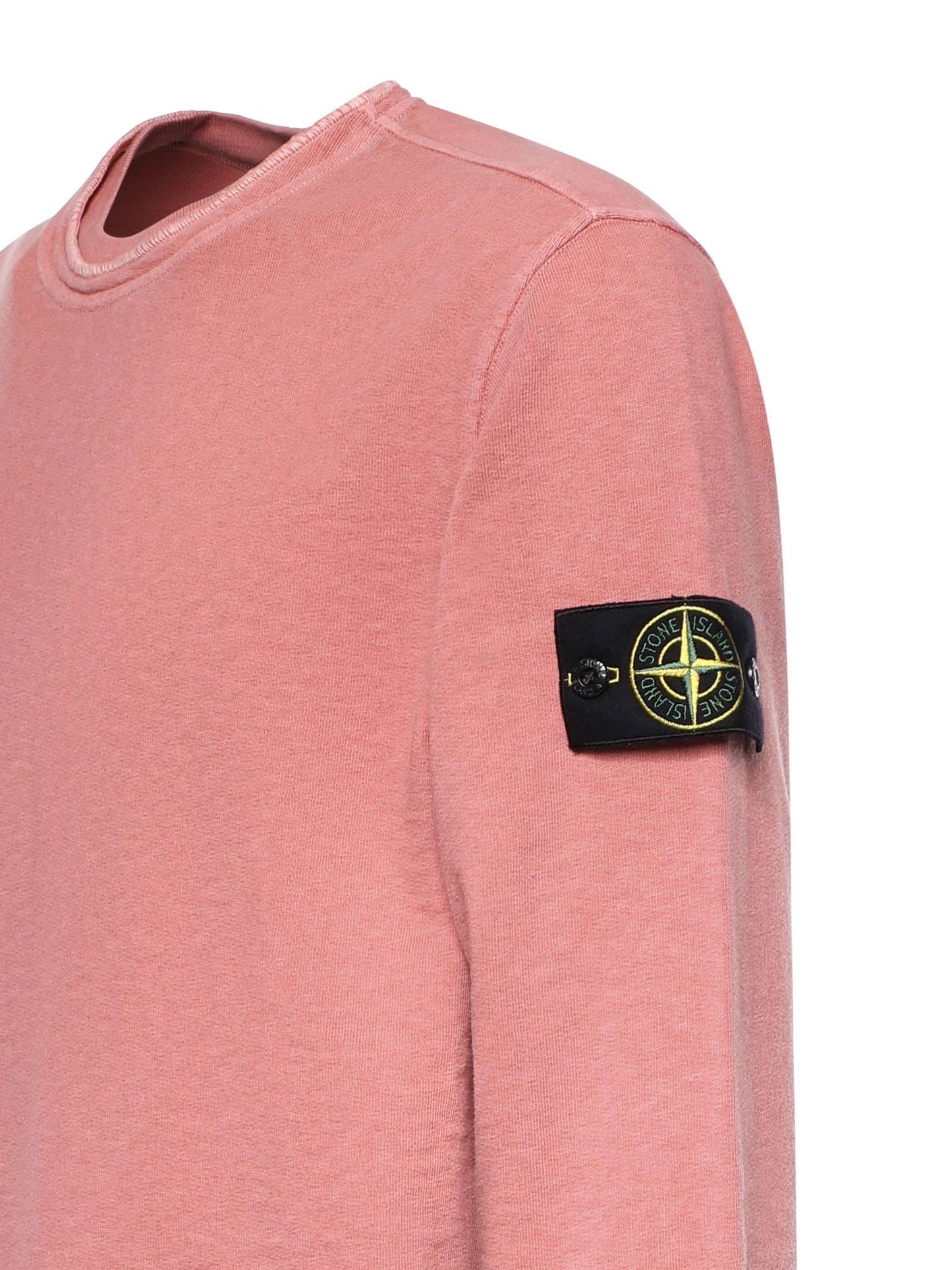 Felpa in cotone malfilé con logo