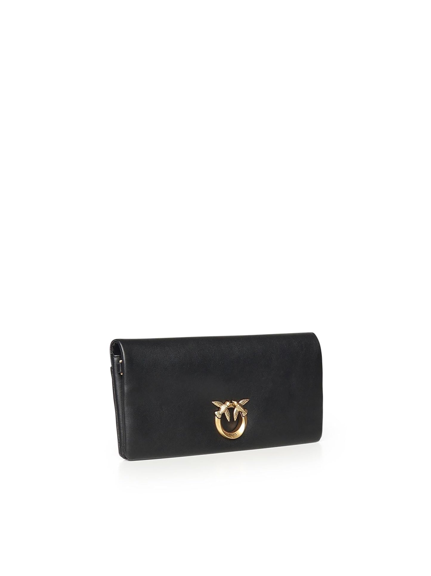 Pochette Love Bag Click Soft Horizontal in pelle