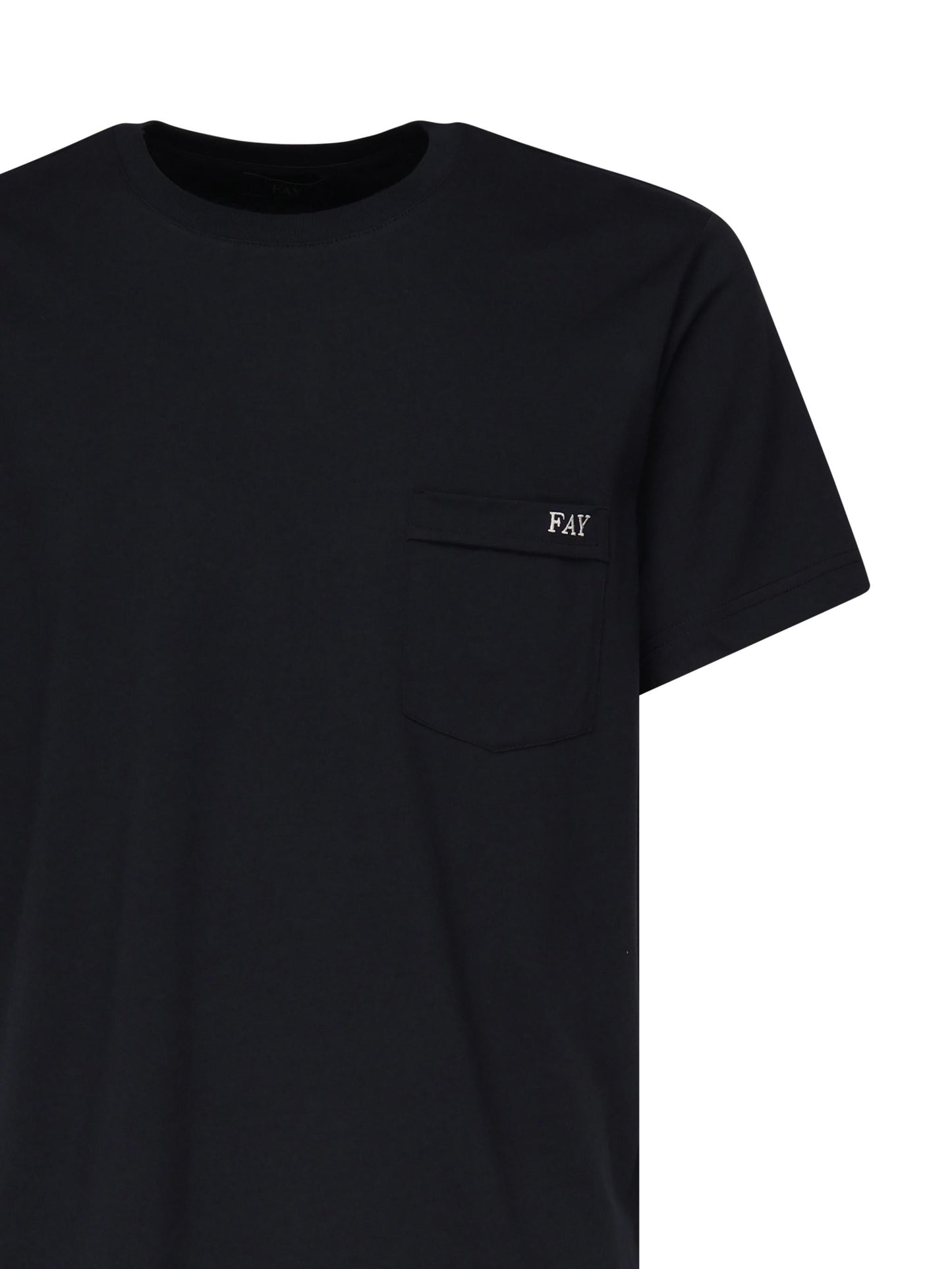 T-shirt con logo ricamato