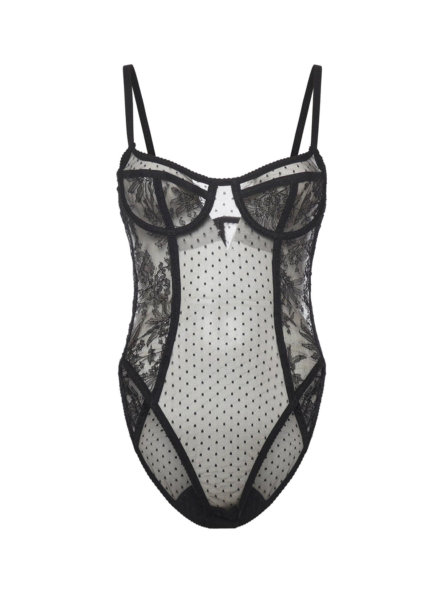 Body lingerie in pizzo