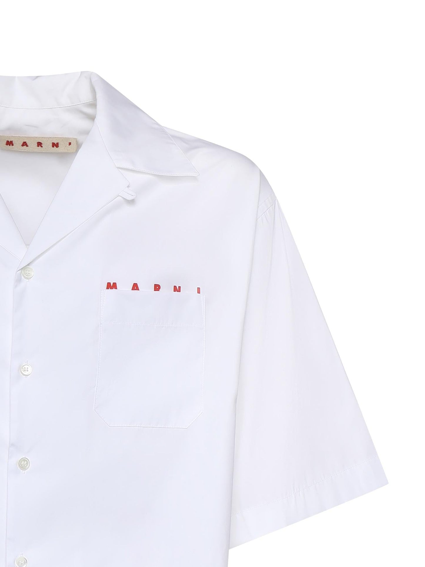 Camicia in cotone con logo