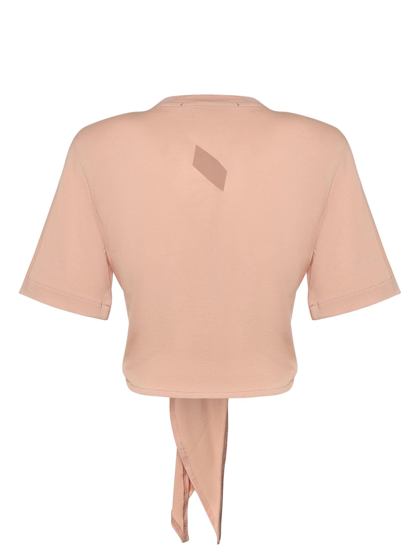 T-shirt cropped in cotone