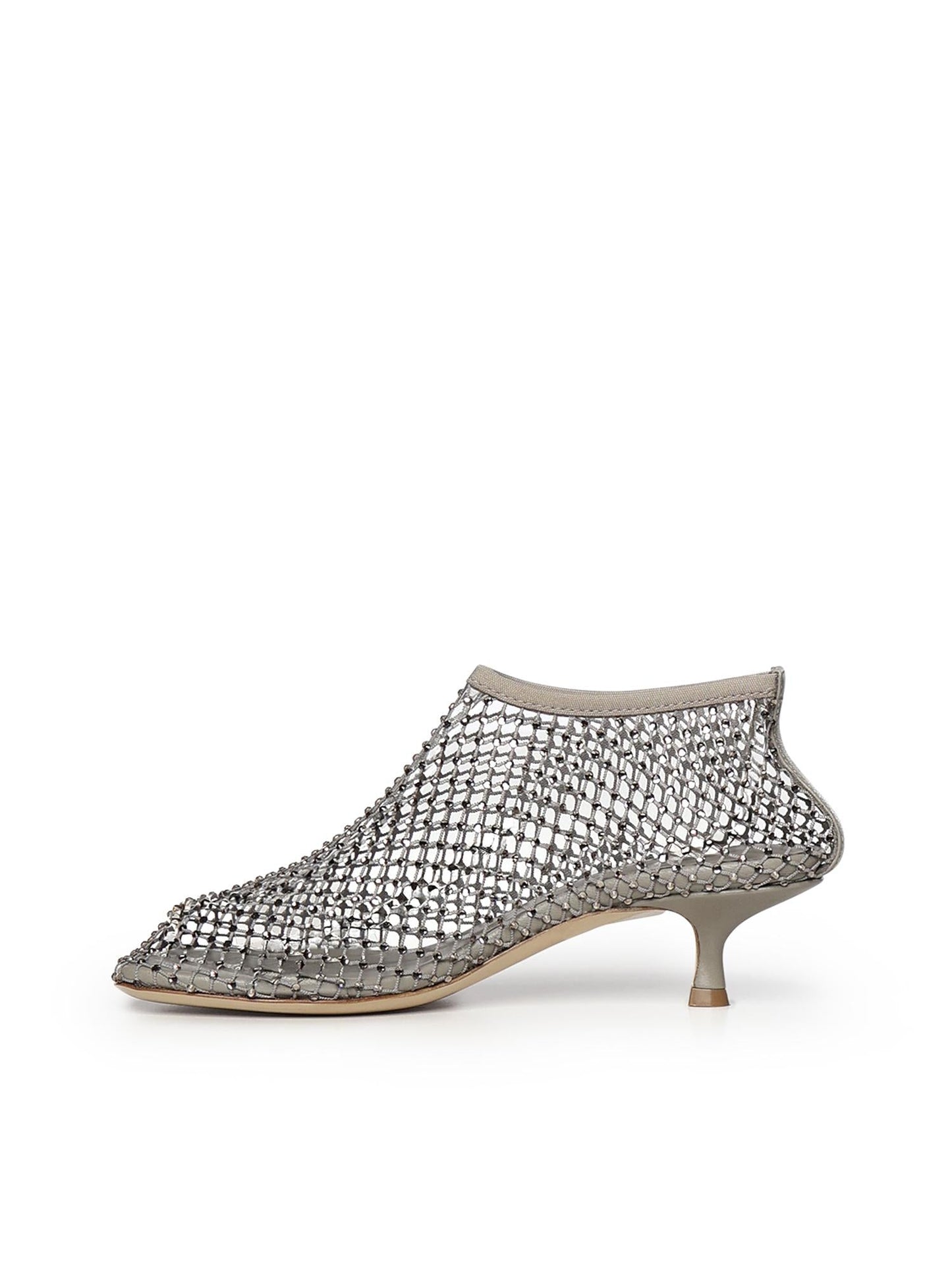 Pumps Minette in mesh con cristalli