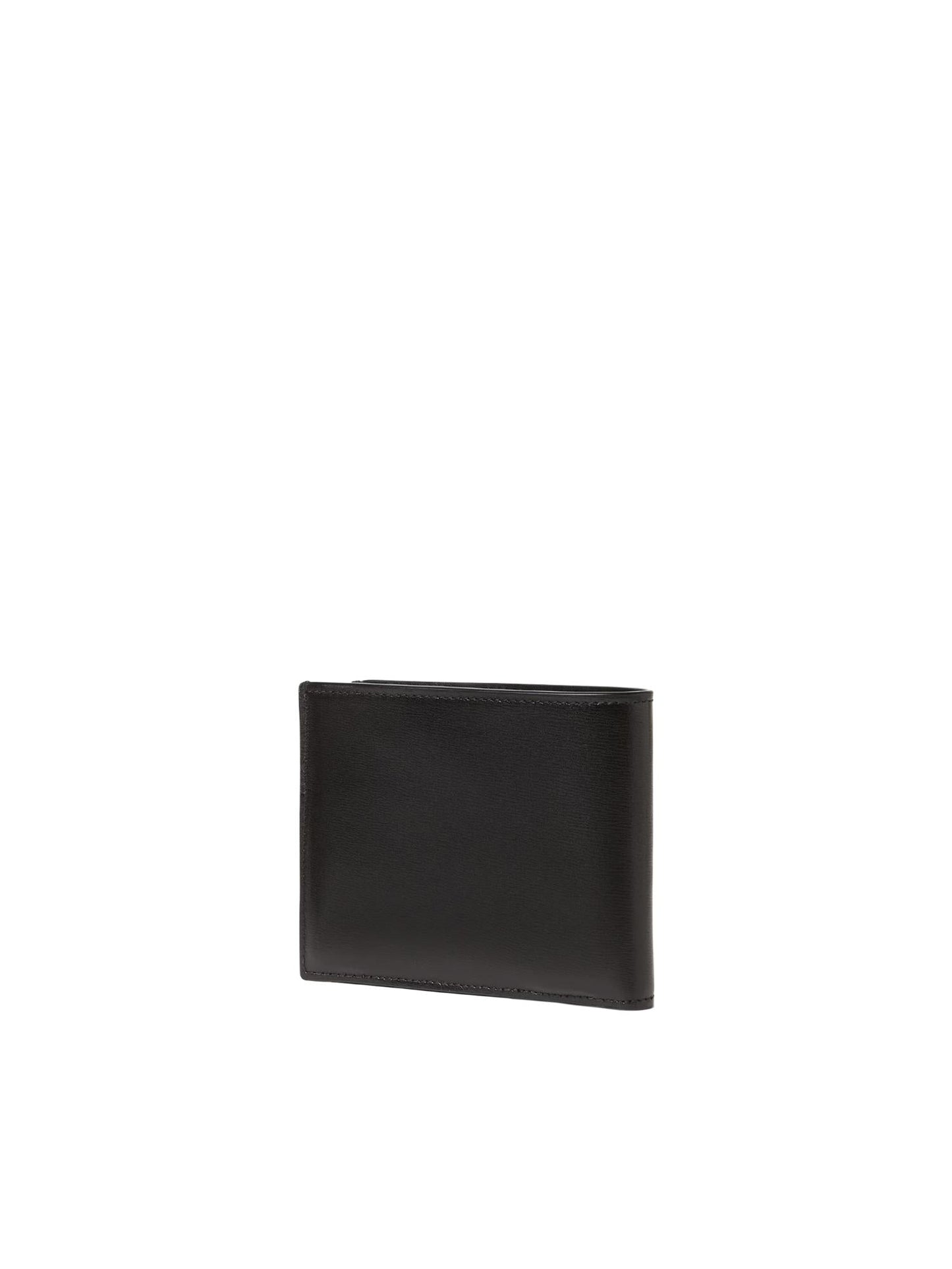 Portafoglio bi-fold in pelle