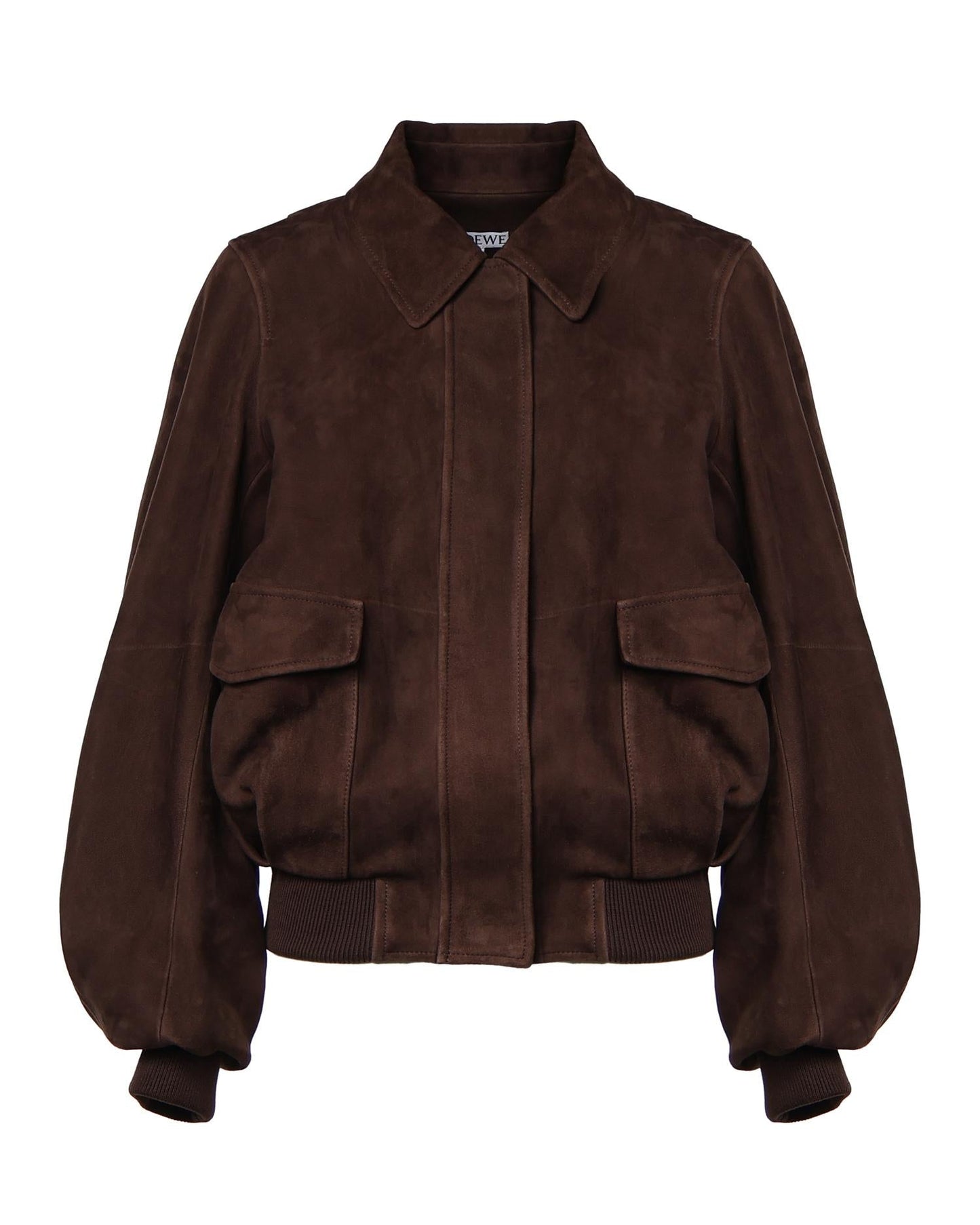 Bomber in pelle scamosciata
