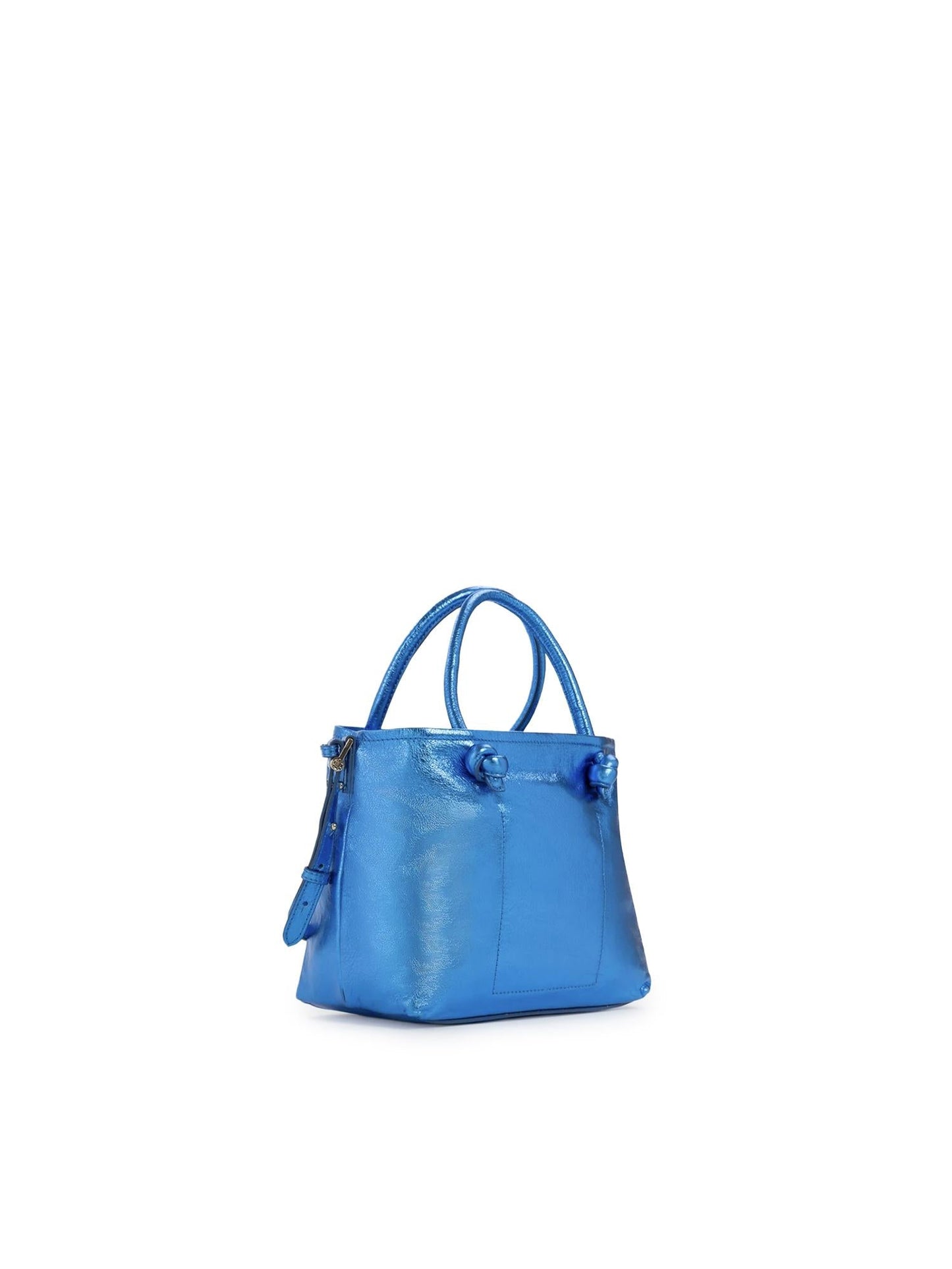 Mini bag in pelle con logo