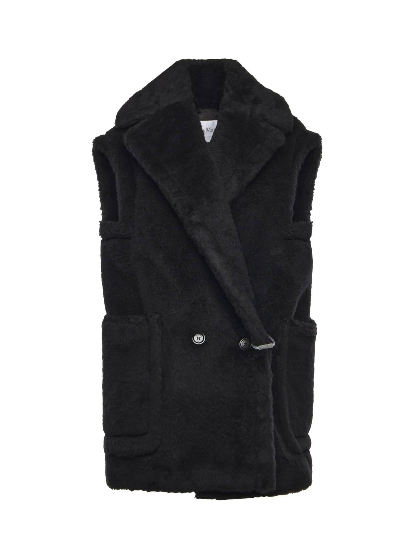 Gilet in Teddy in alpaca e lana