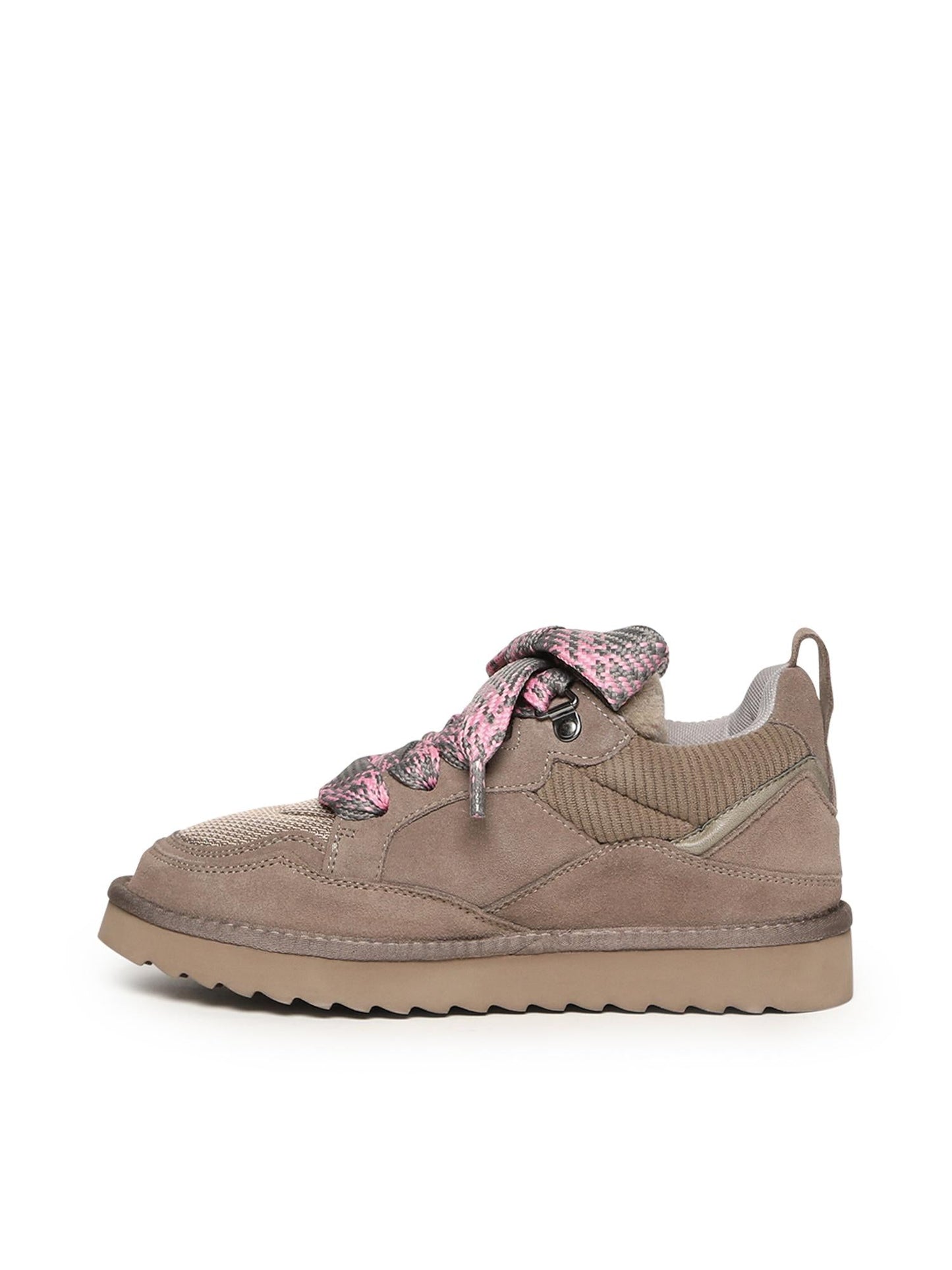 Sneaker in pelle scamosciata