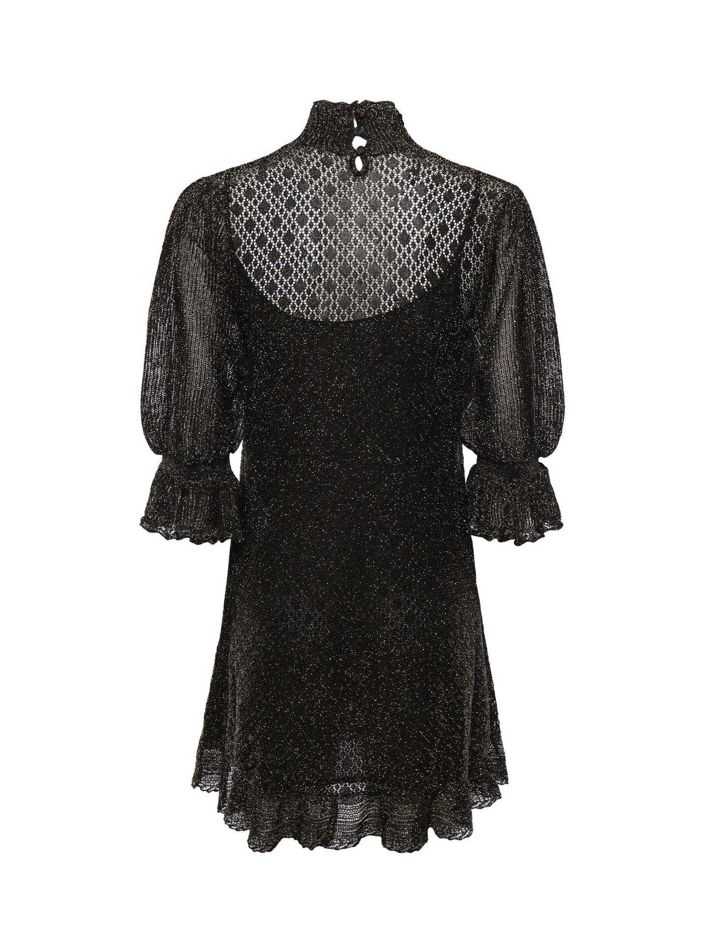 Mini abito in maglia di lurex