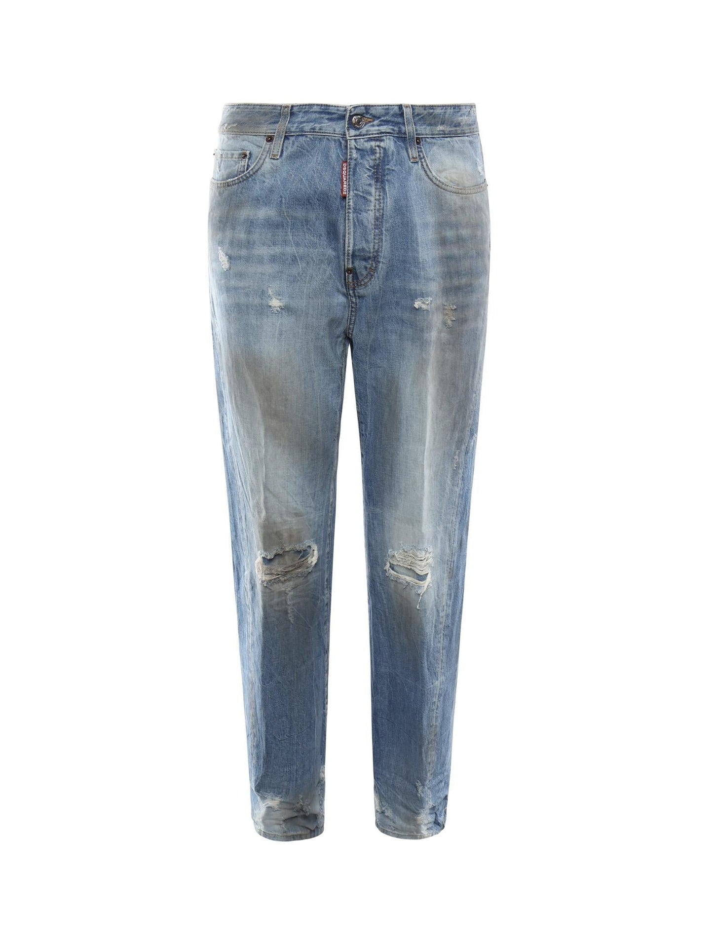 Jeans in denim di cotone