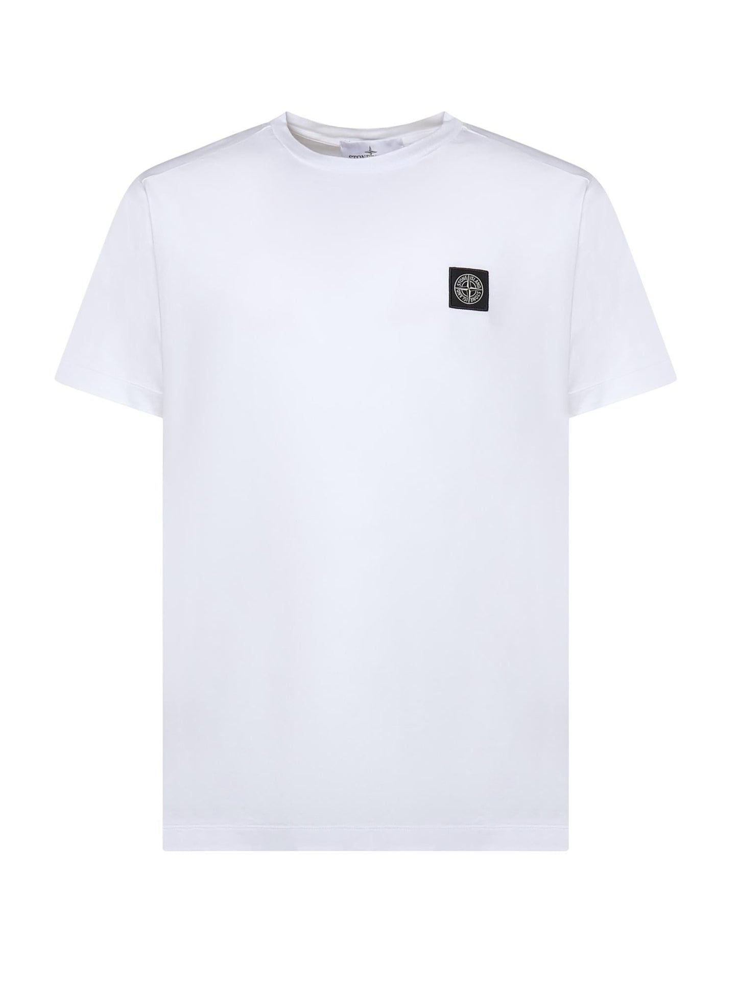 T-shirt con patch Compass in jersey di cotone