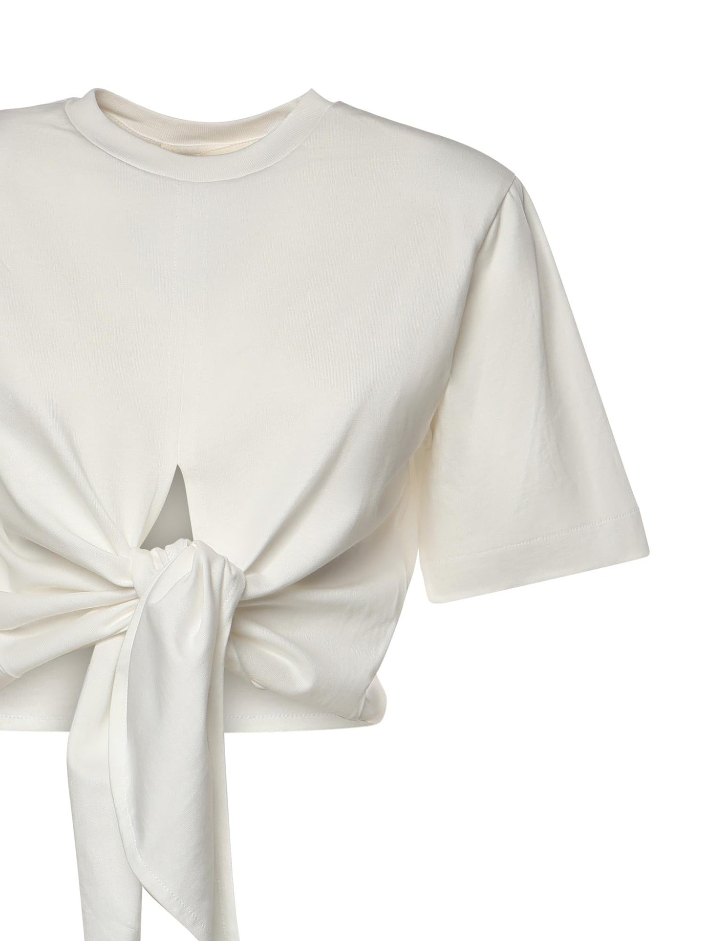 T-shirt cropped in cotone