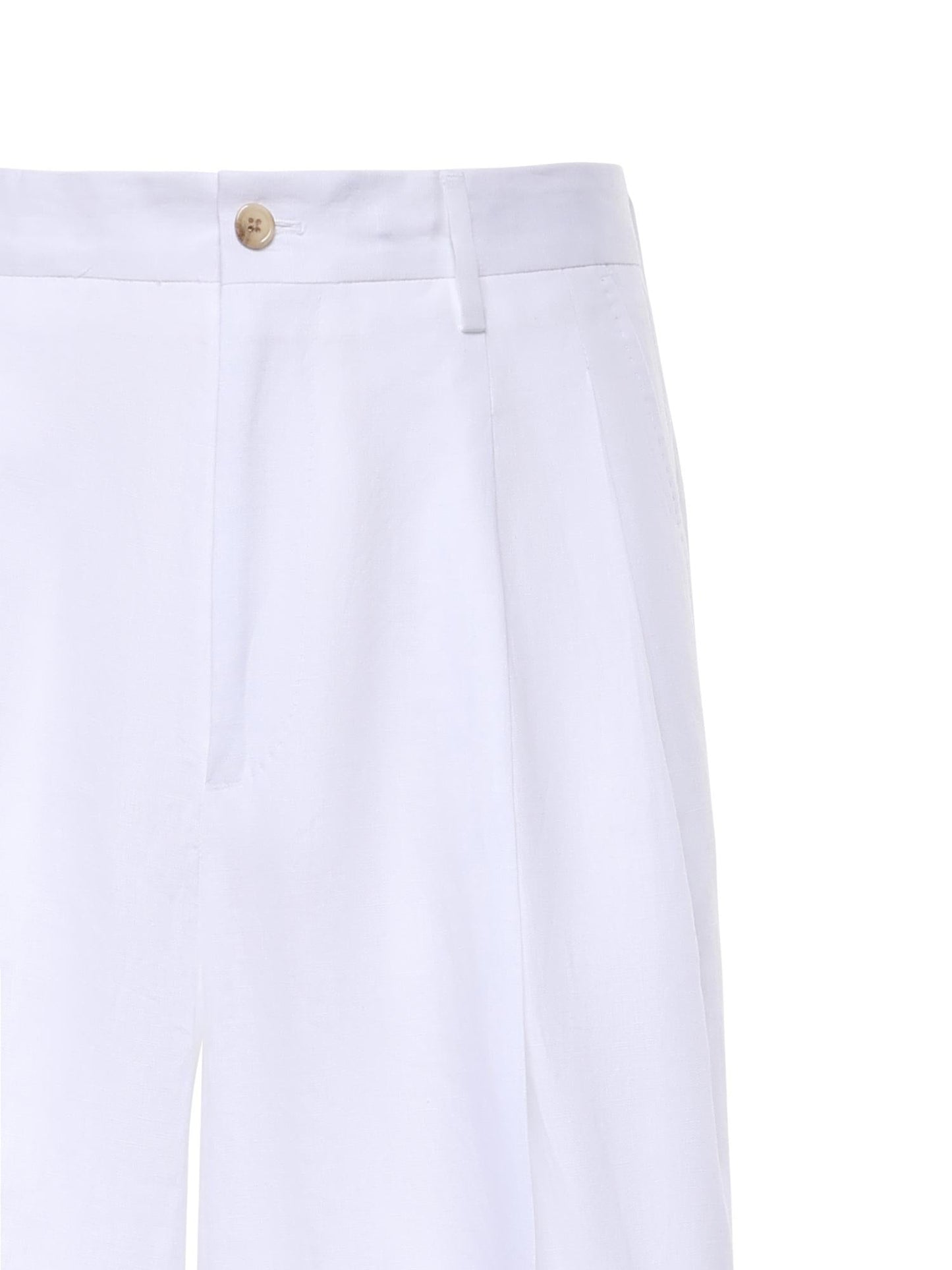Pantaloni in tela di lino