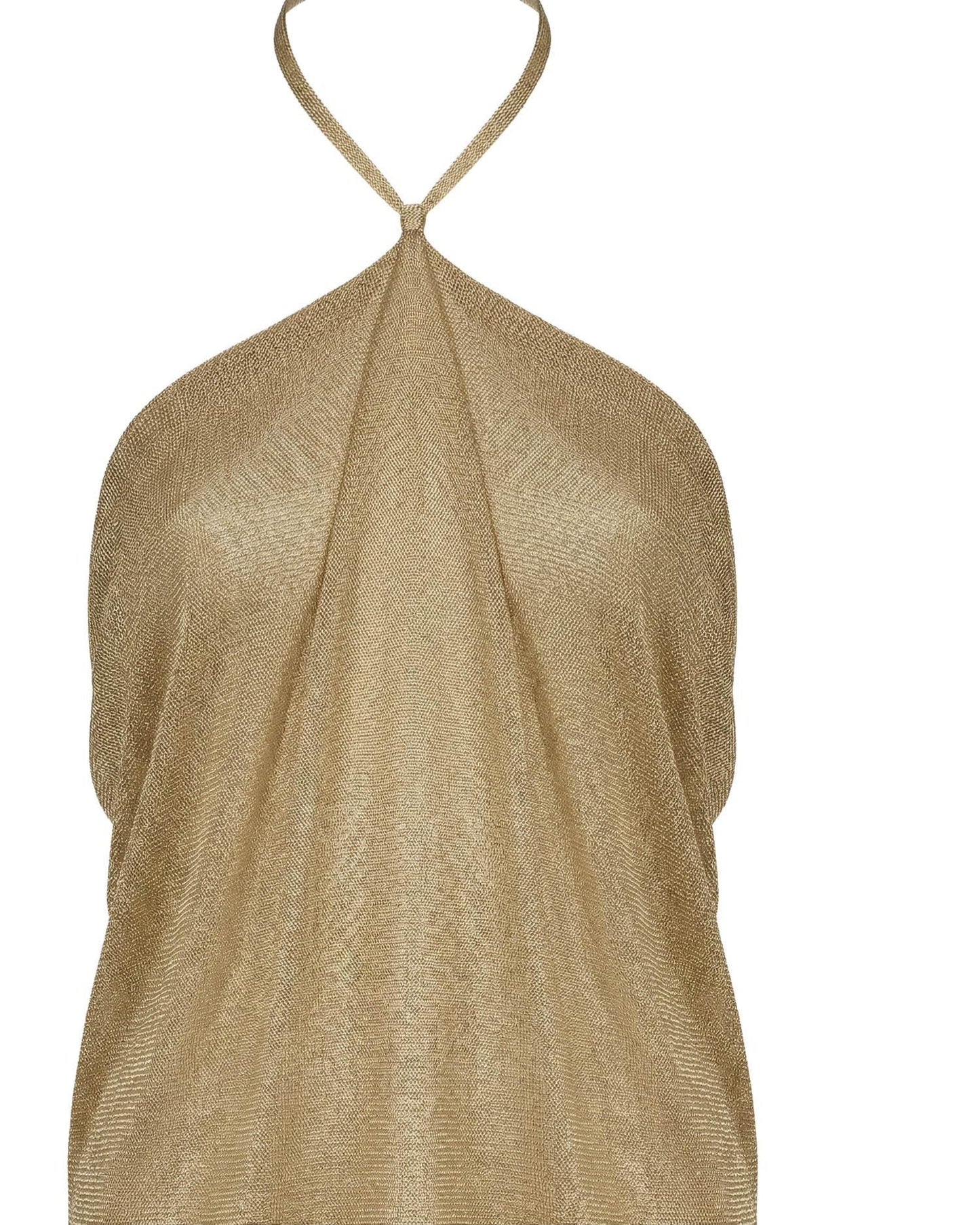 Abito lungo in lurex