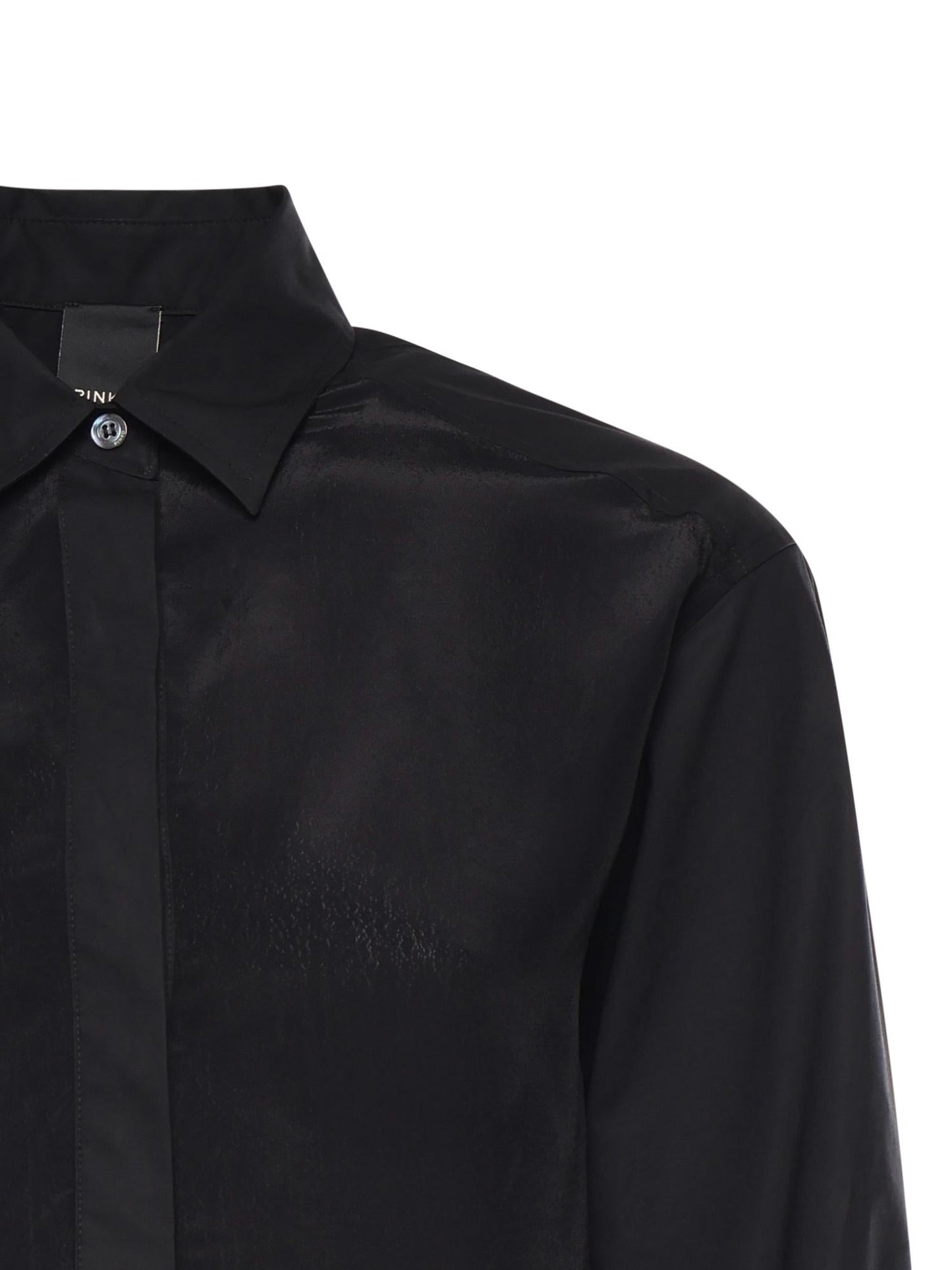 Camicia in popeline e crêpe