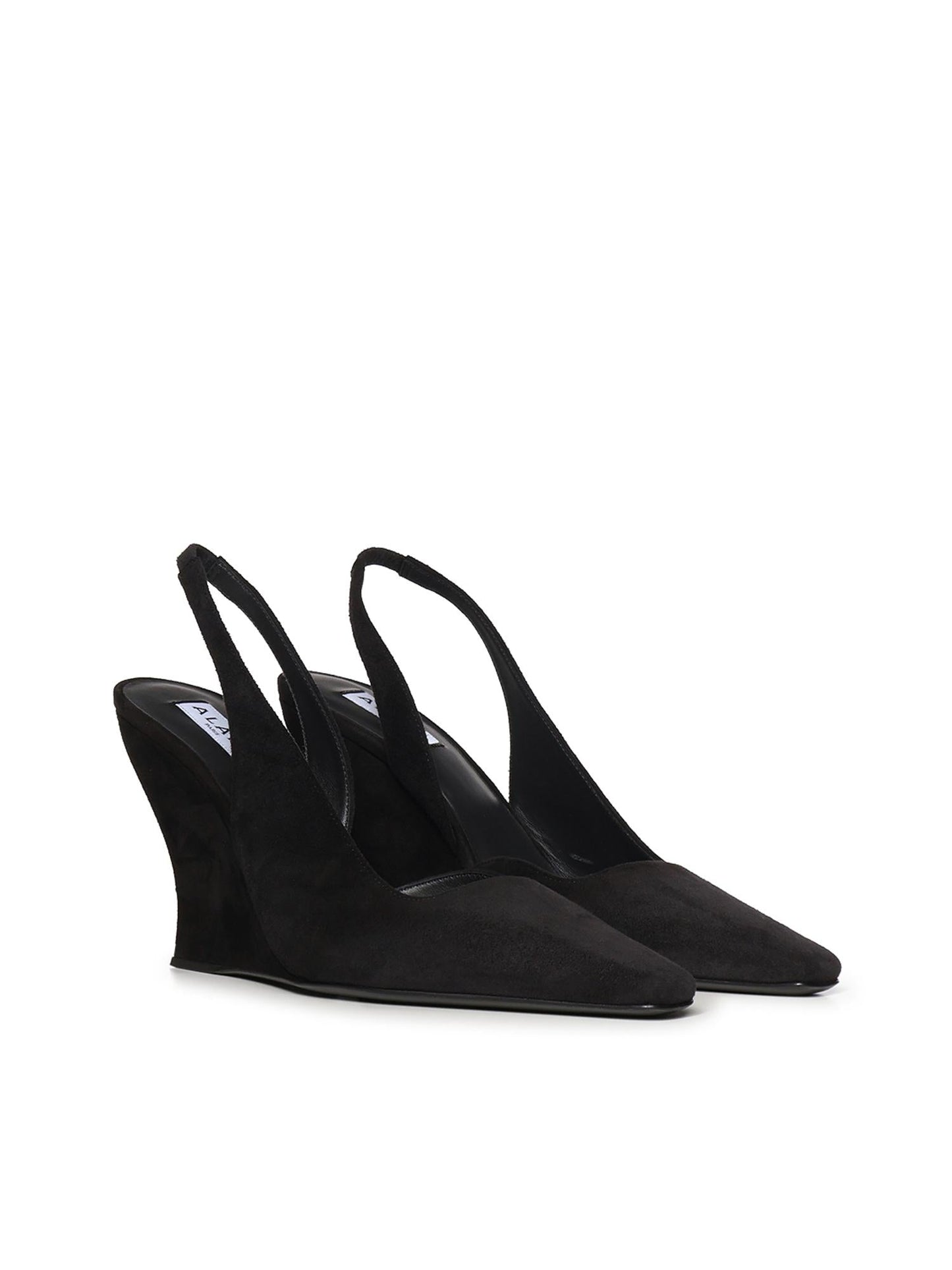 Slingback Wave in suede