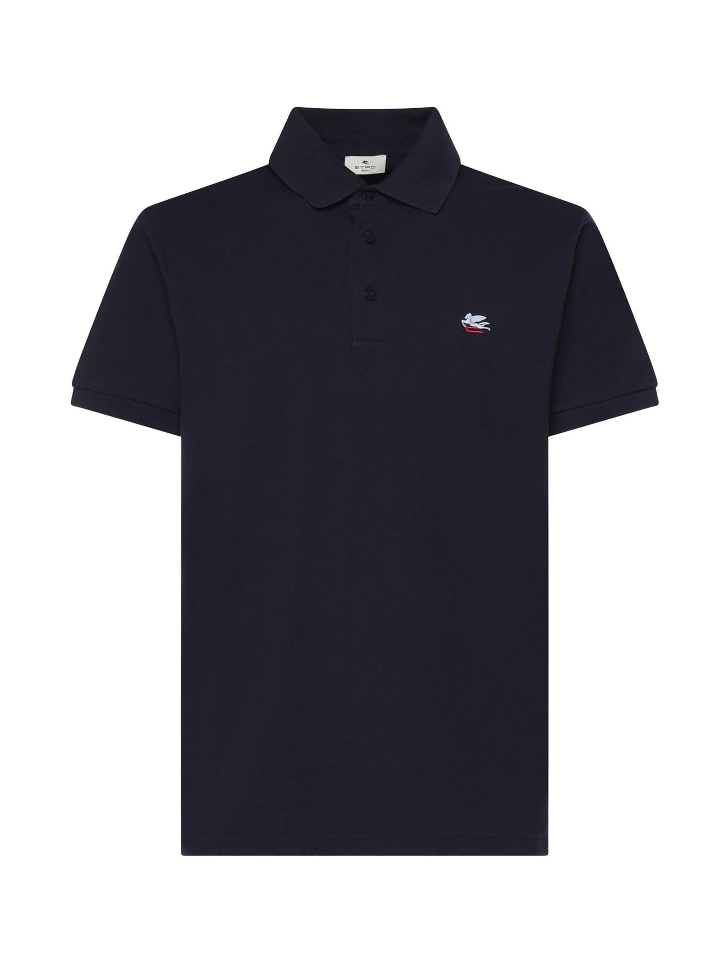 Polo in piquet di cotone con logo