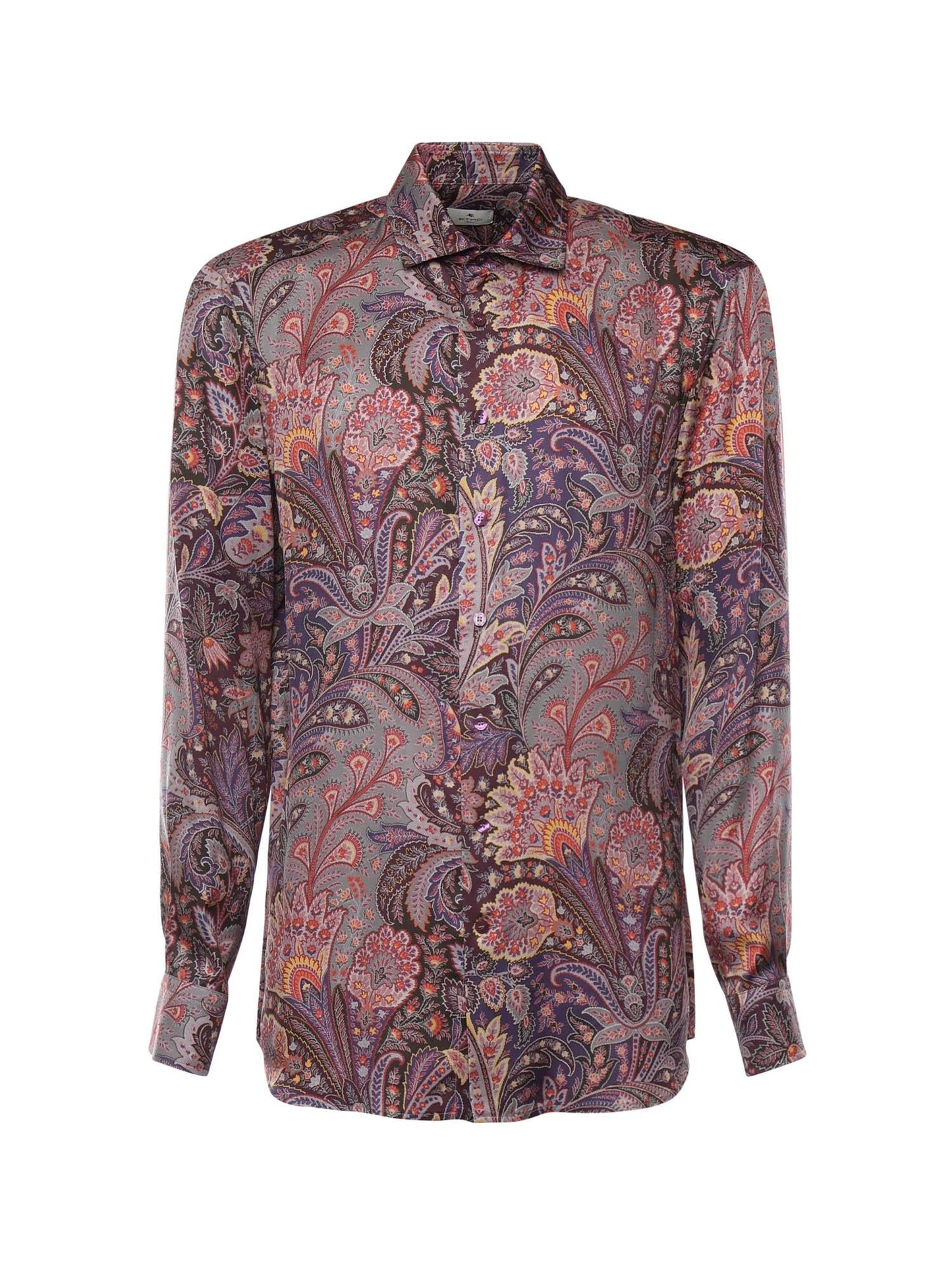 Camicia in viscosa con stampa
