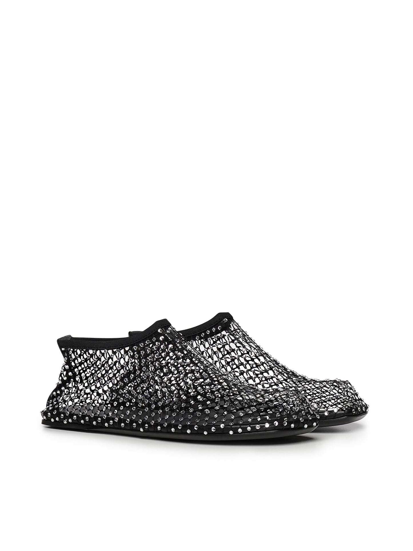Ballerina Minette in mesh con cristalli