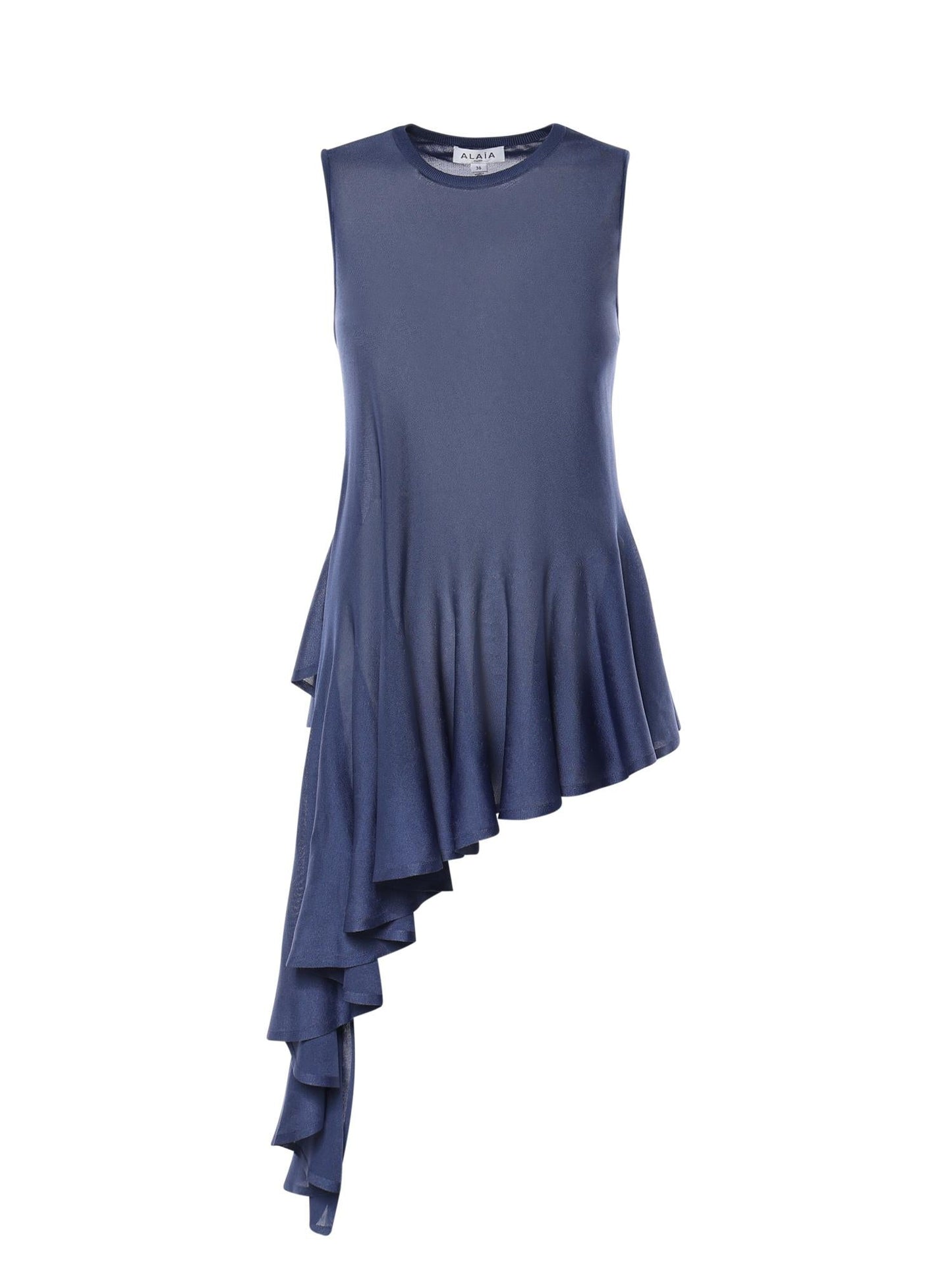 Top asimmetrico con godet