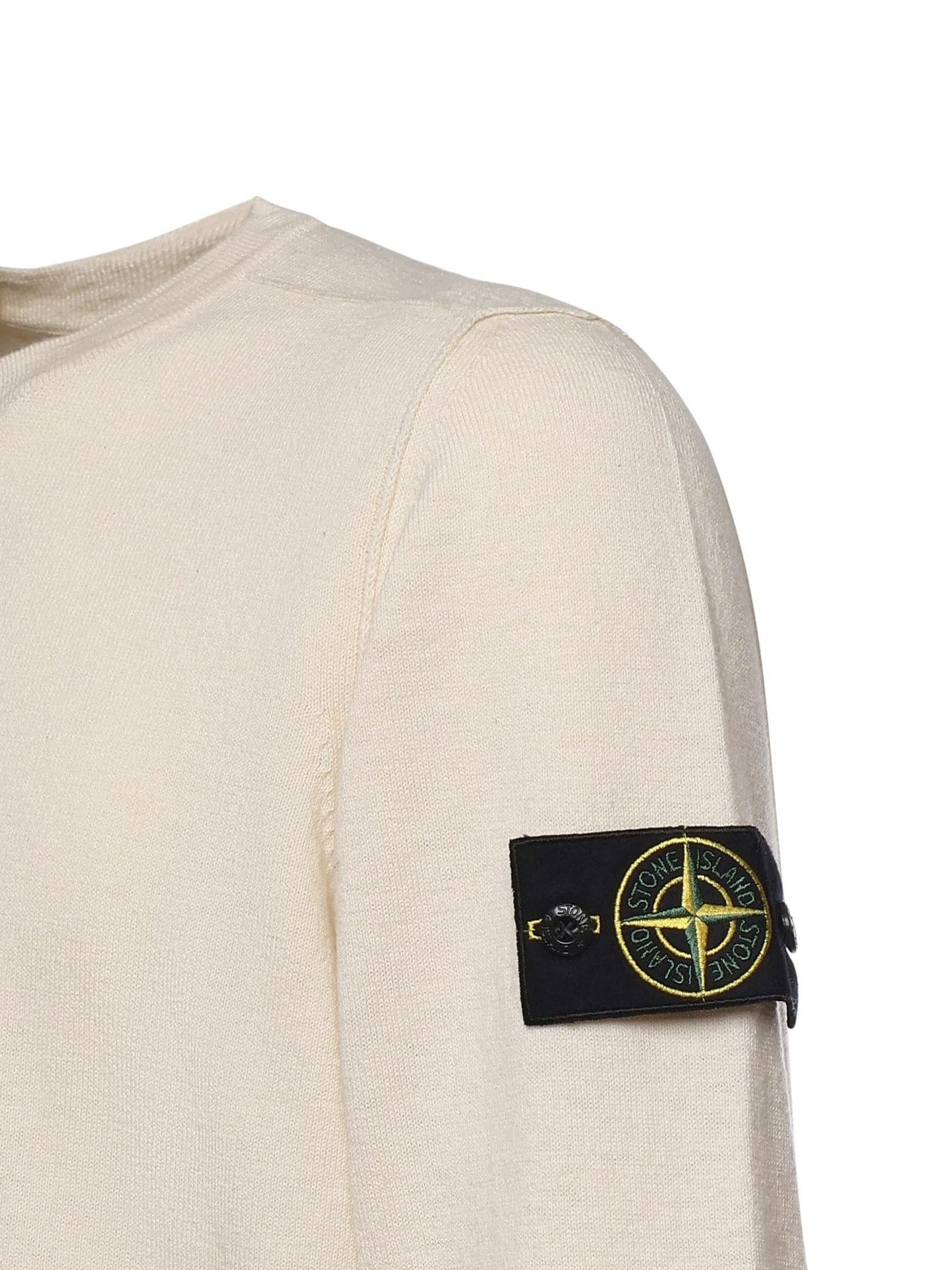Maglione in cotone e nylon con logo