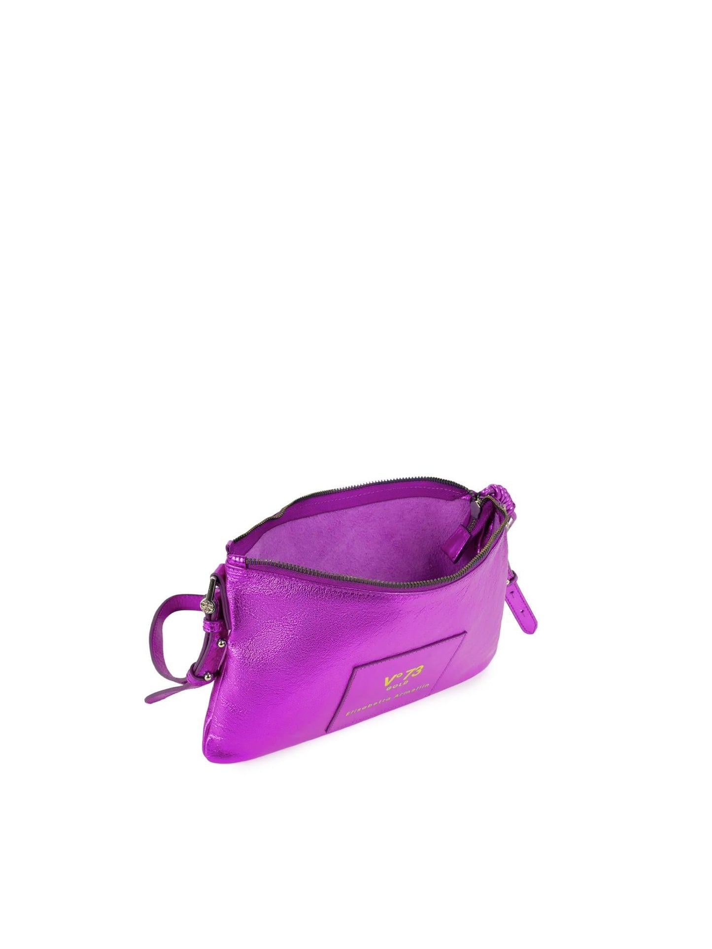 Borsa a tracolla in pelle con logo