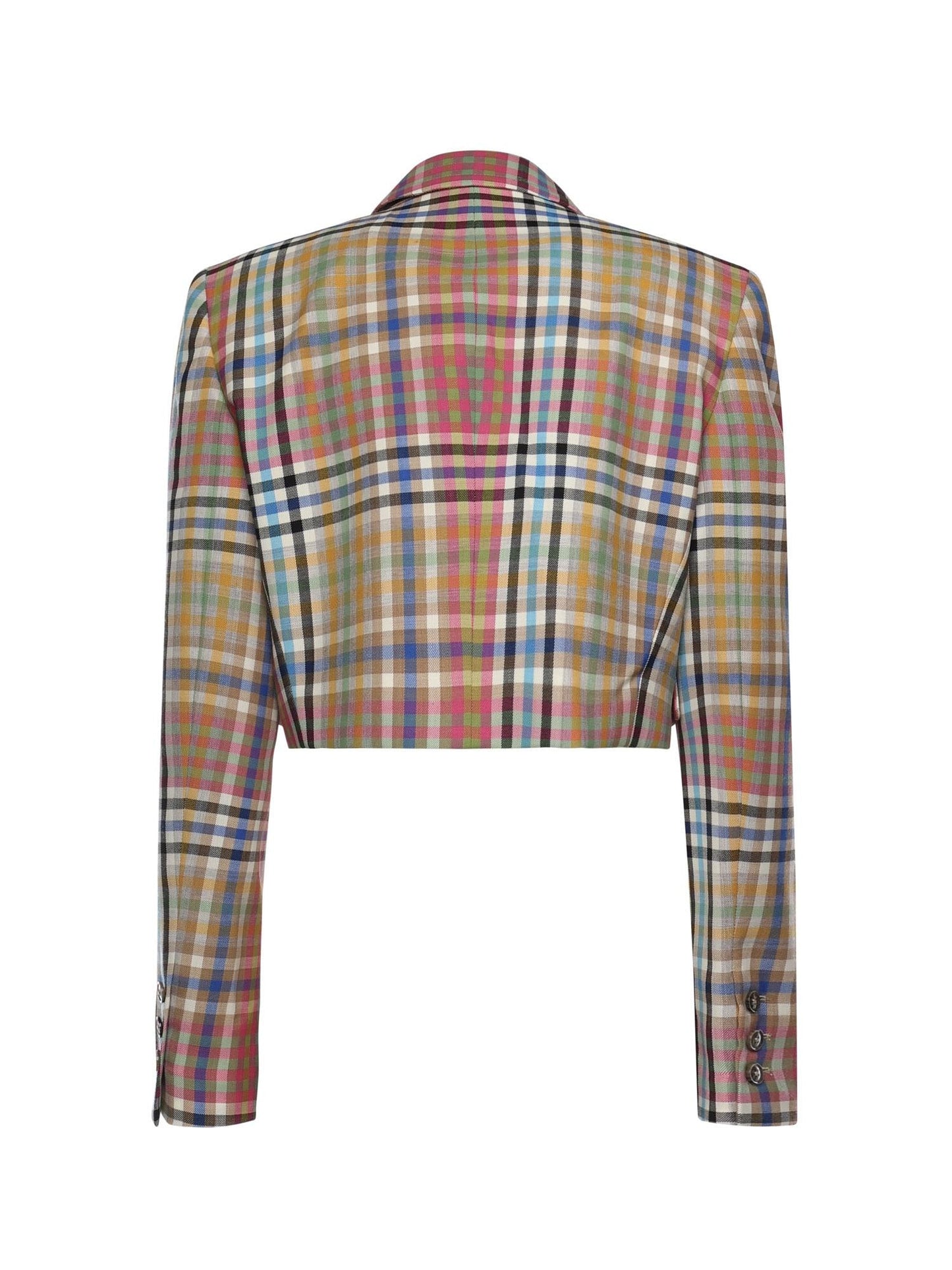 Blazer cropped Cut Off in lana