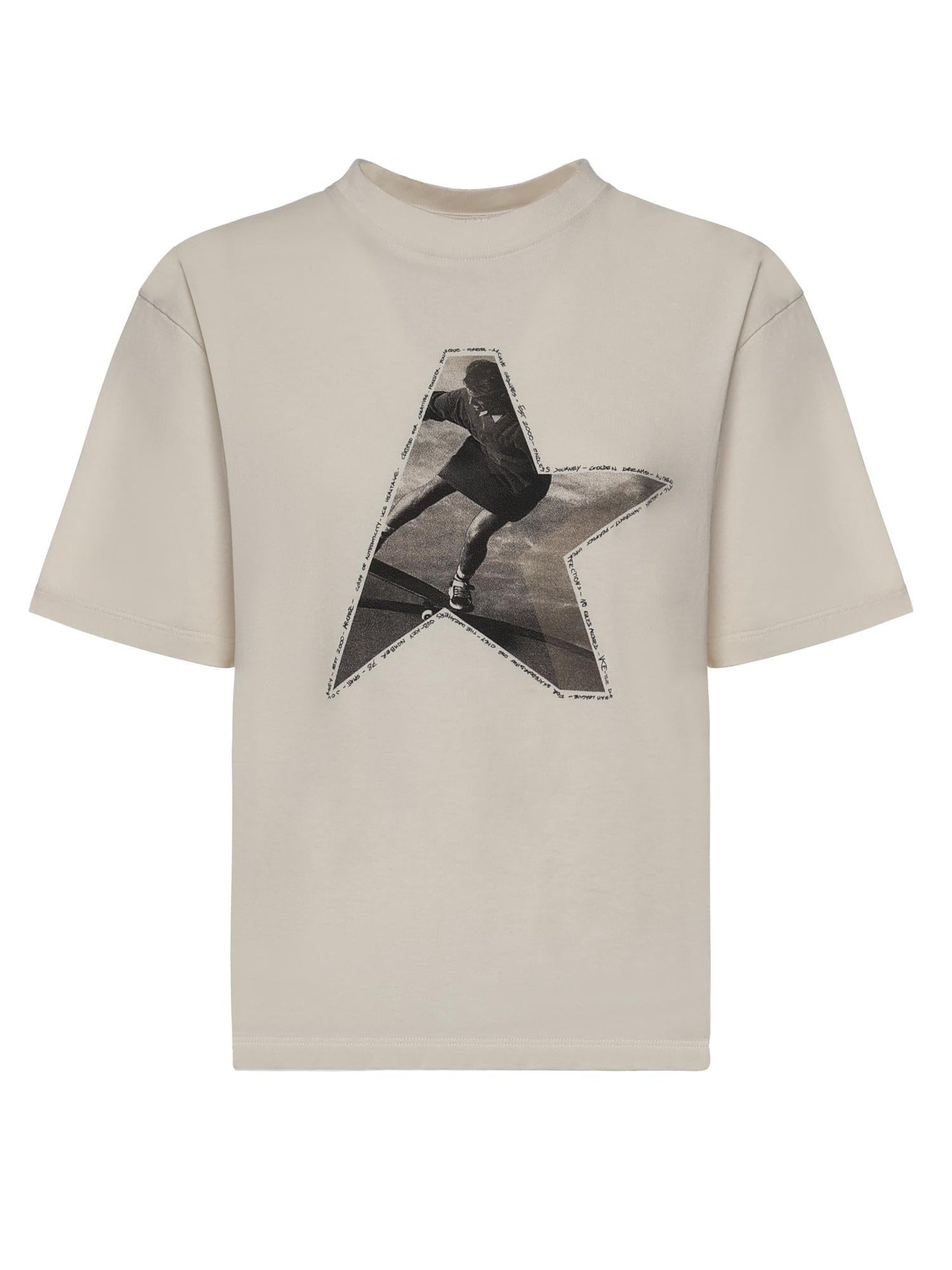 T-shirt con stampa in cotone