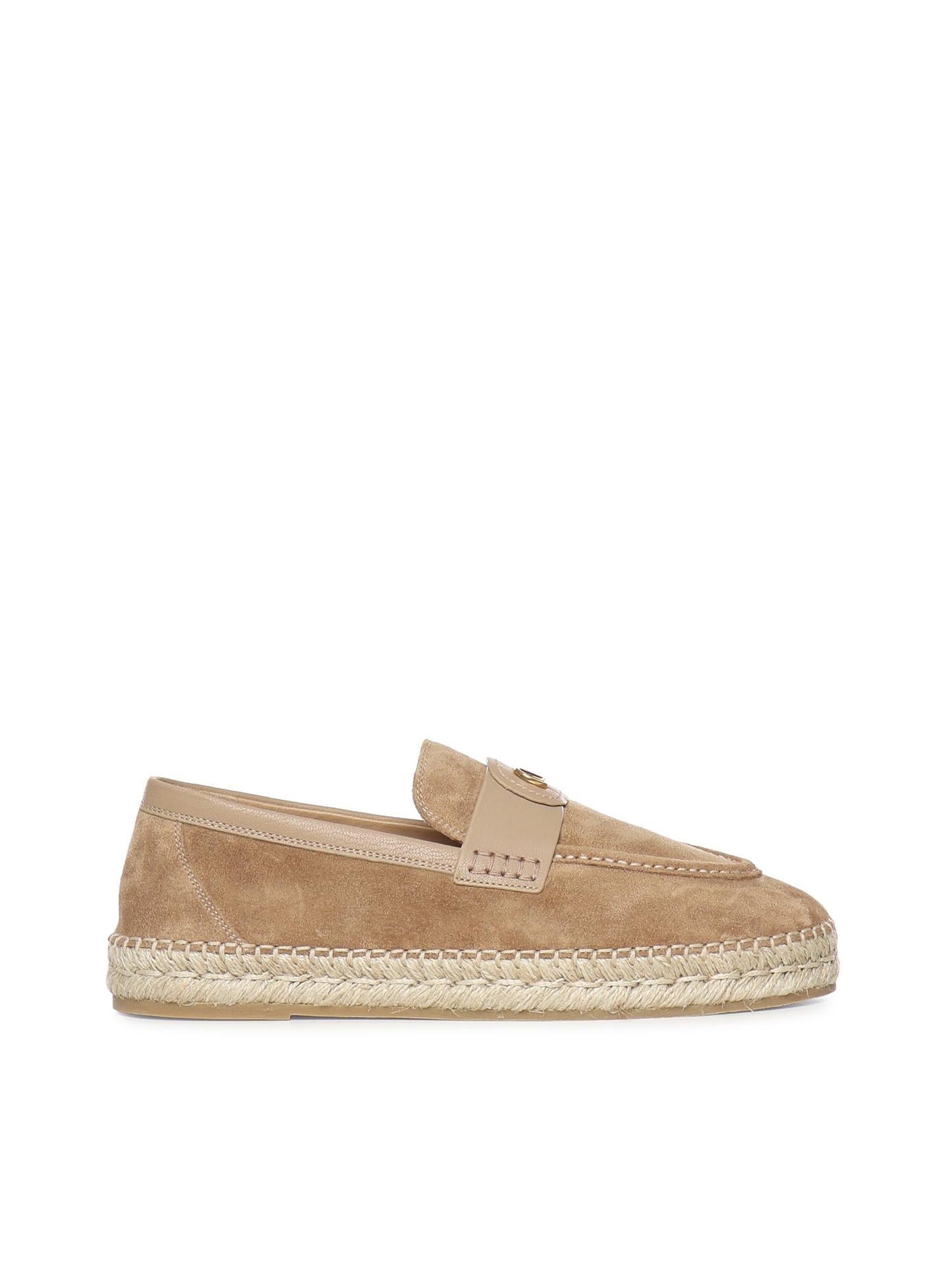 Espadrillas in suede con logo