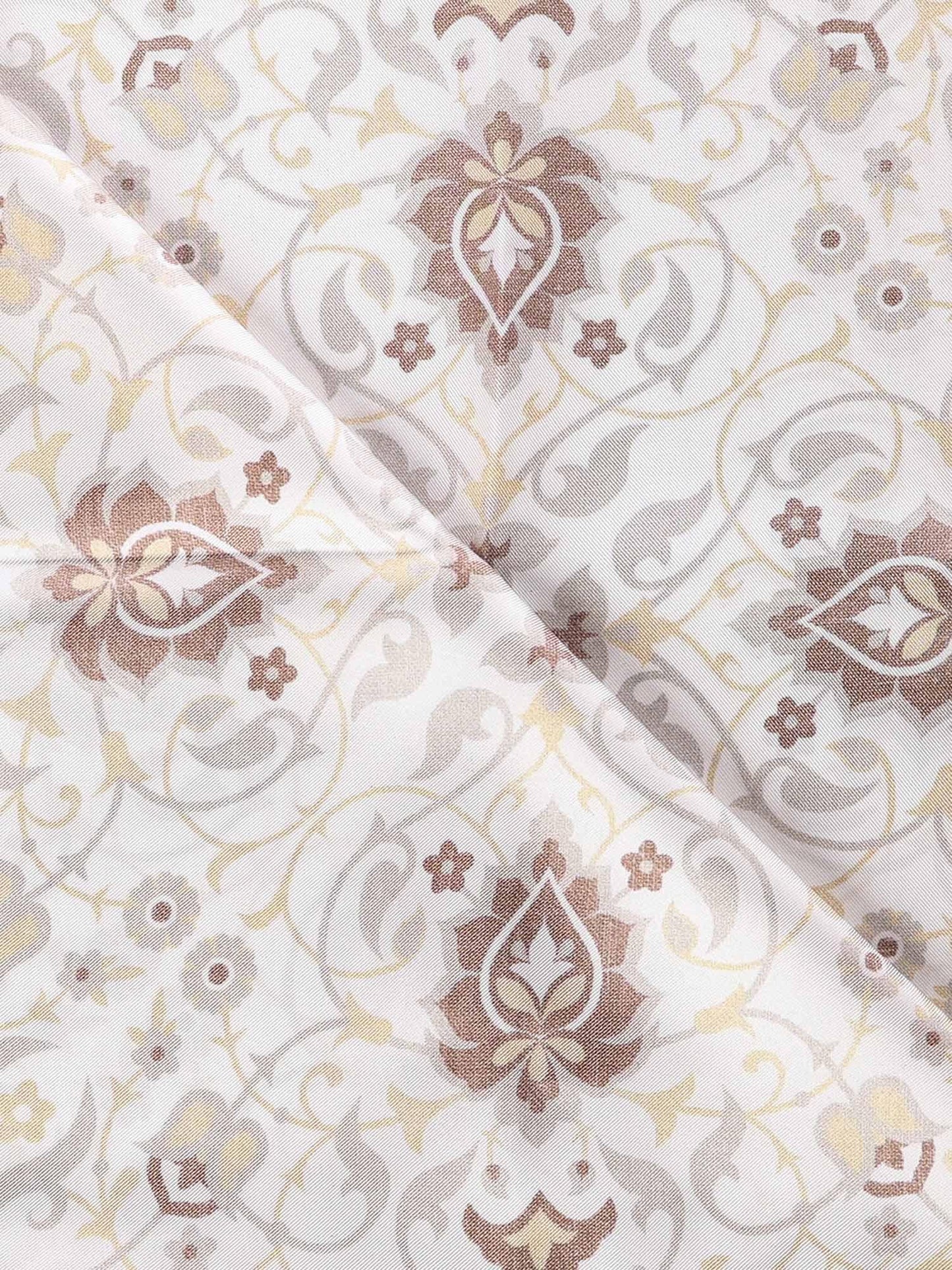 Foulard con stampa in seta